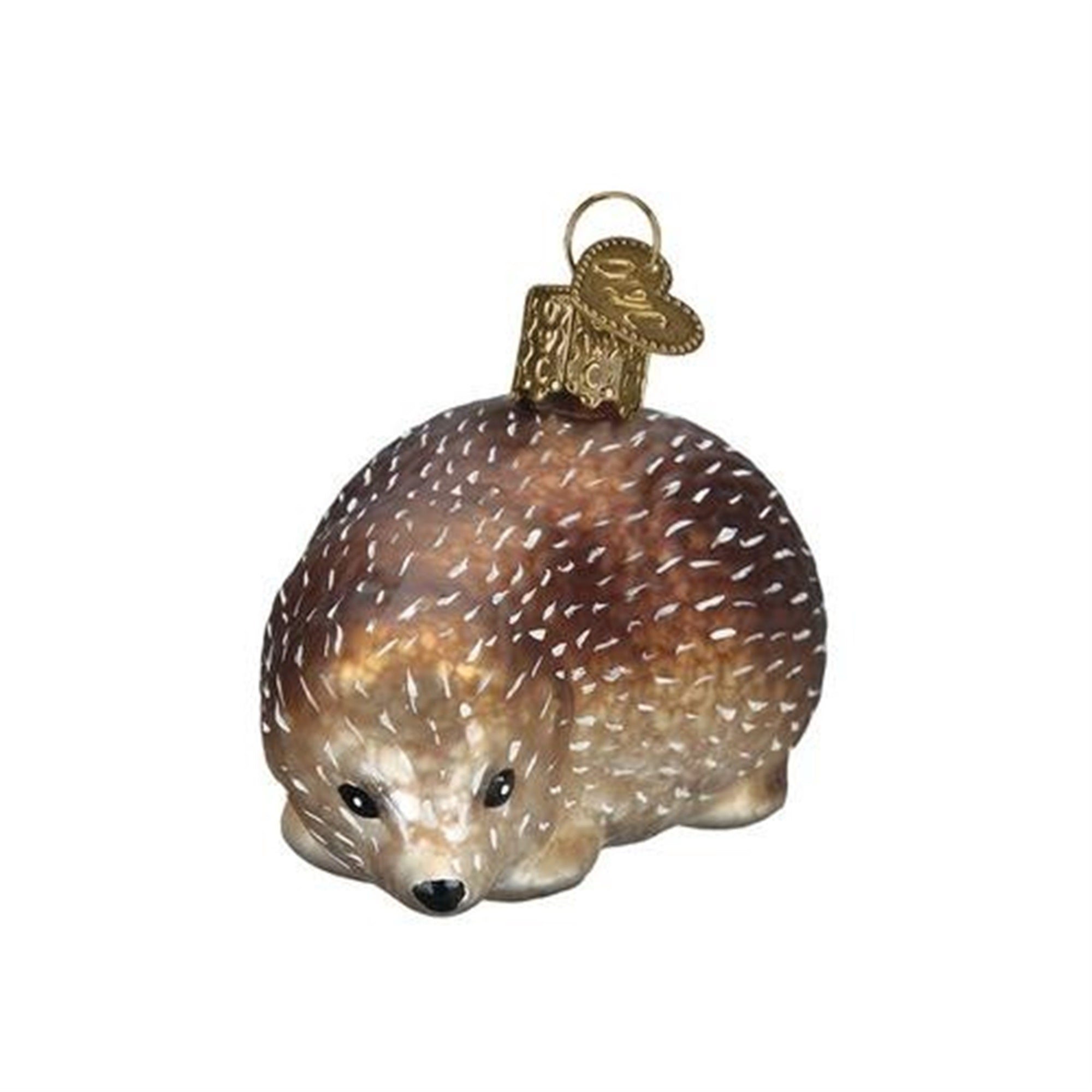 Old World Christmas Blown Glass Ornament for Christmas Tree, Vintage Hedgehog