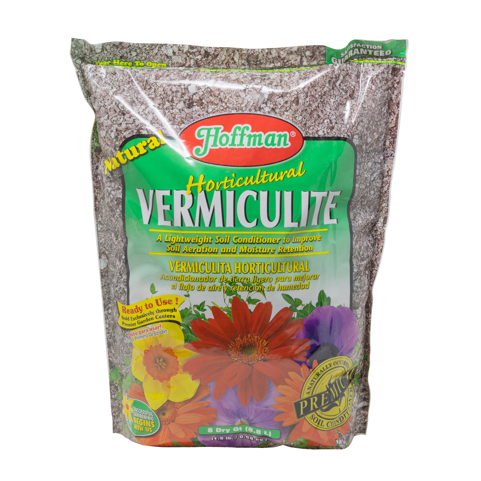 Hoffman Horticultural Vermiculite Lightweight Garden Soil Conditioner for Aeration and Moisture Retention