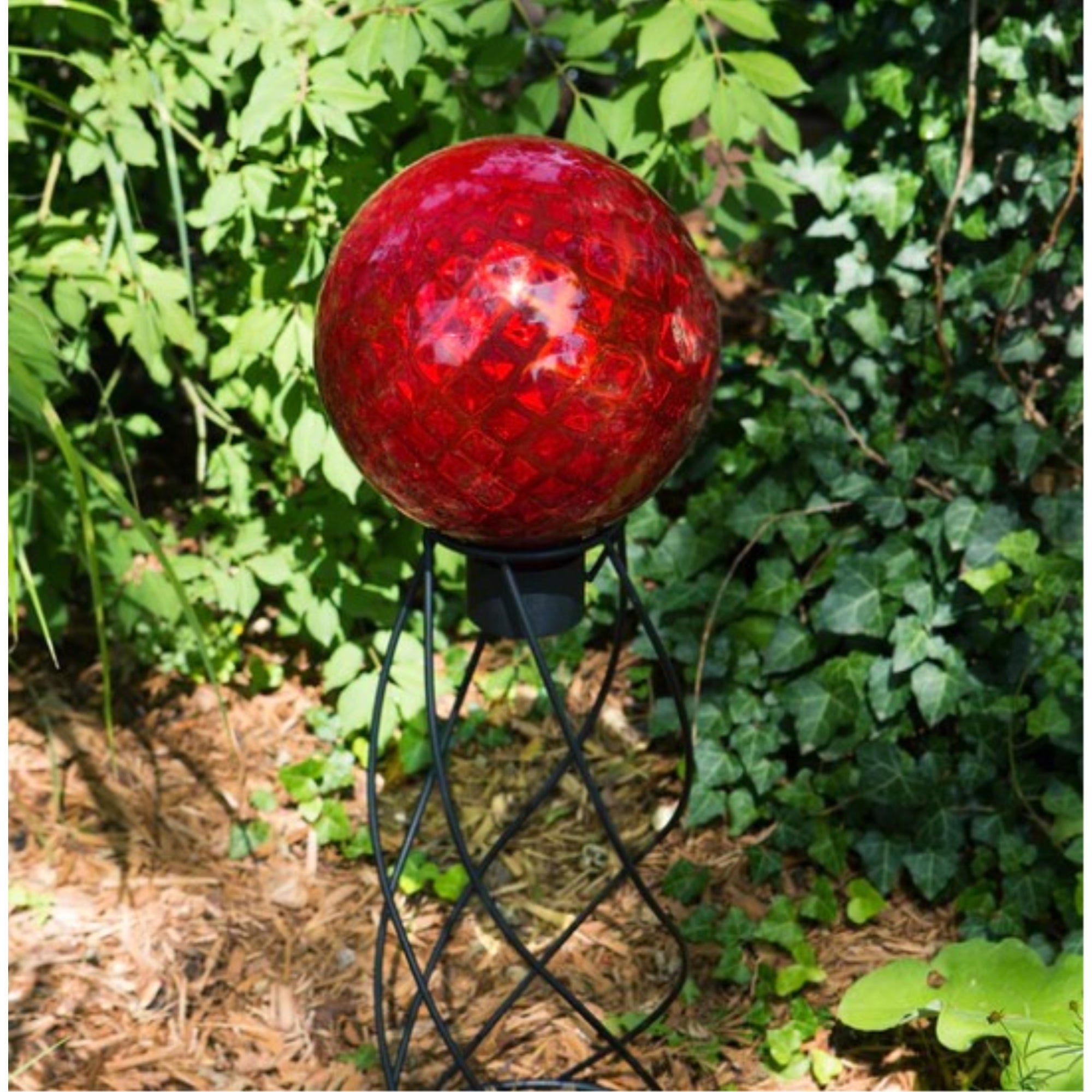 Echo Valley Glass Gazing Globe for Yard and Garden Decoration, 10"