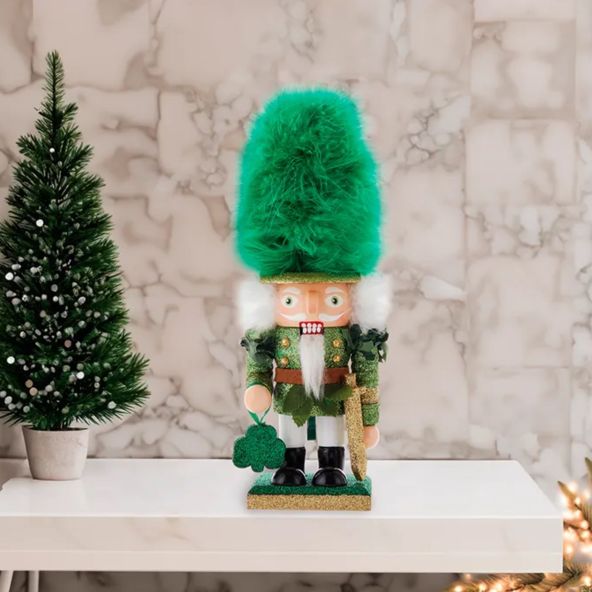 Kurt Adler Hollywood Nutcracker Collection, Irish Nutcracker, 9in