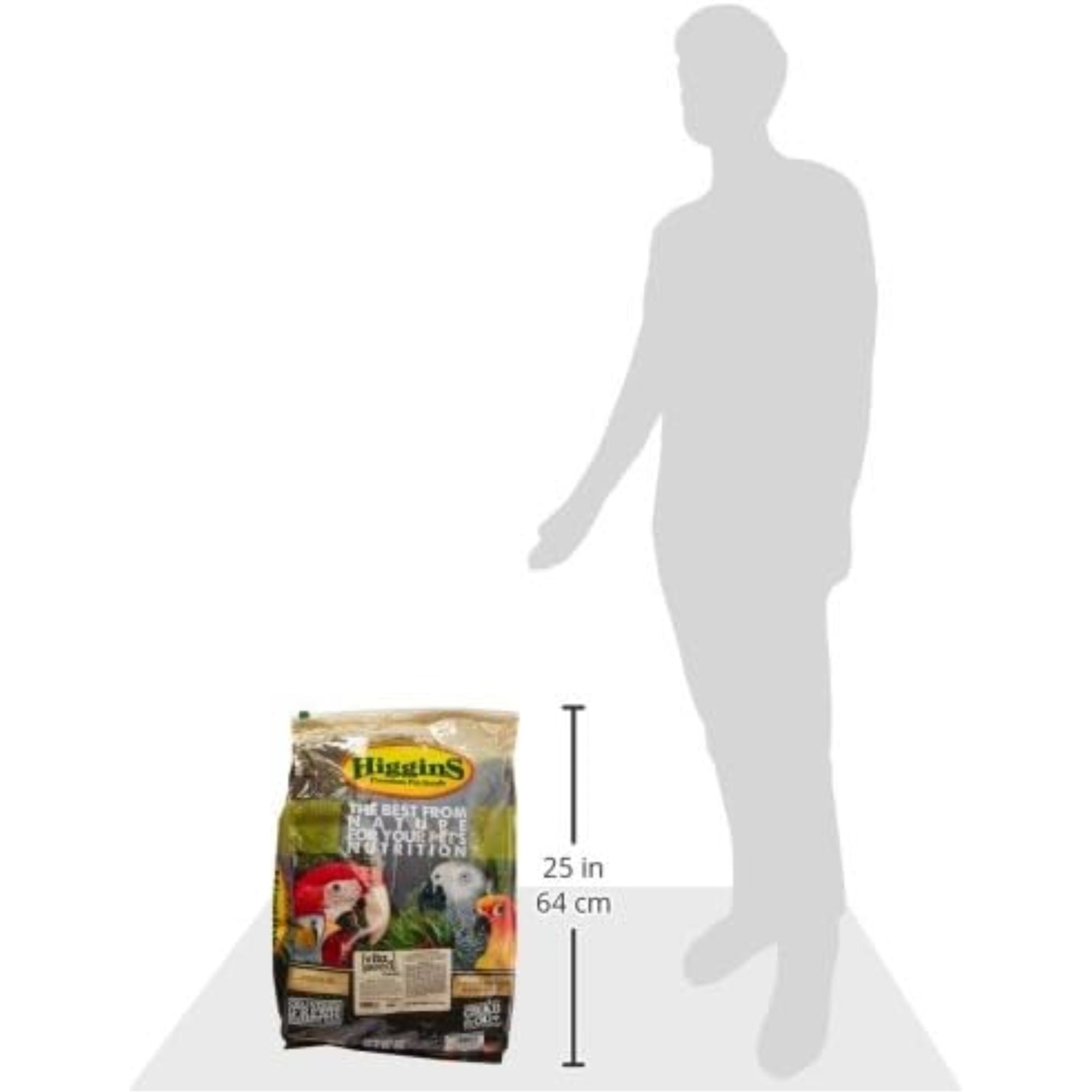 Higgins Vita Seed Indoor Pet Bird Canary Food For Birds, 25lb