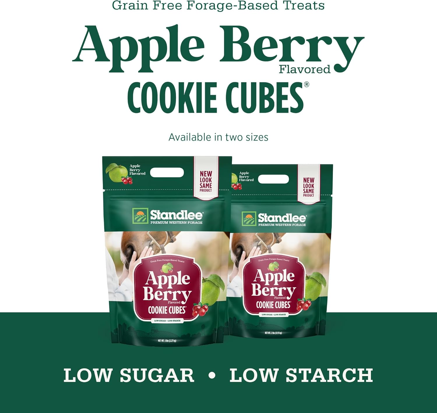 Standlee Hay Company Apple Berry Cookie Cubes Horse Treats