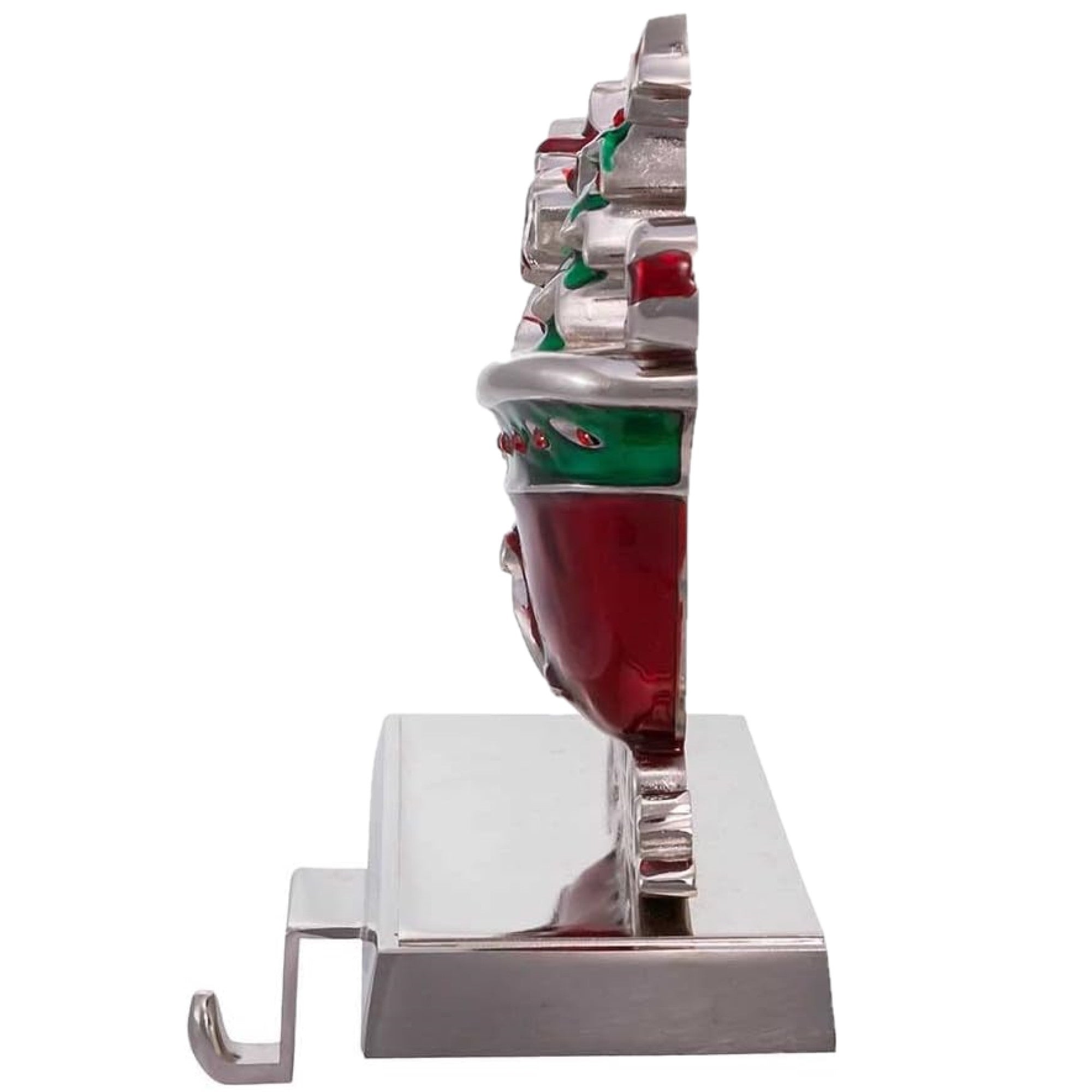 Kurt Adler Metal Stocking Hanger, Sleigh with Presents, 7.25in