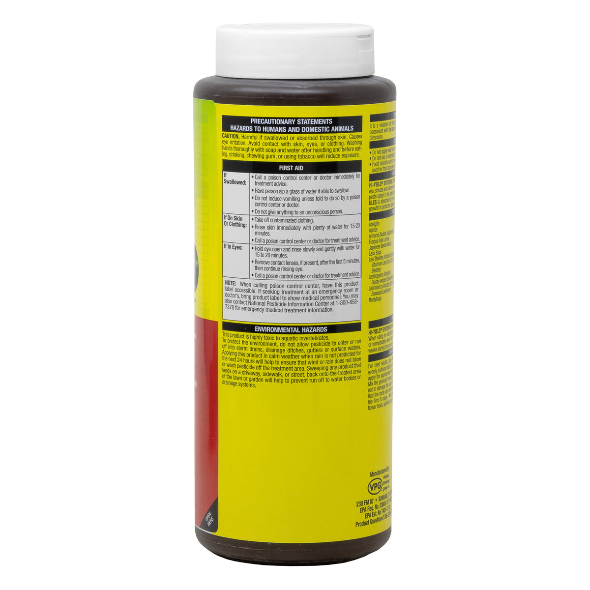 Hi-Yield Systemic Insect Granules for Indoor and Outdoor Plant Protection, 1lb