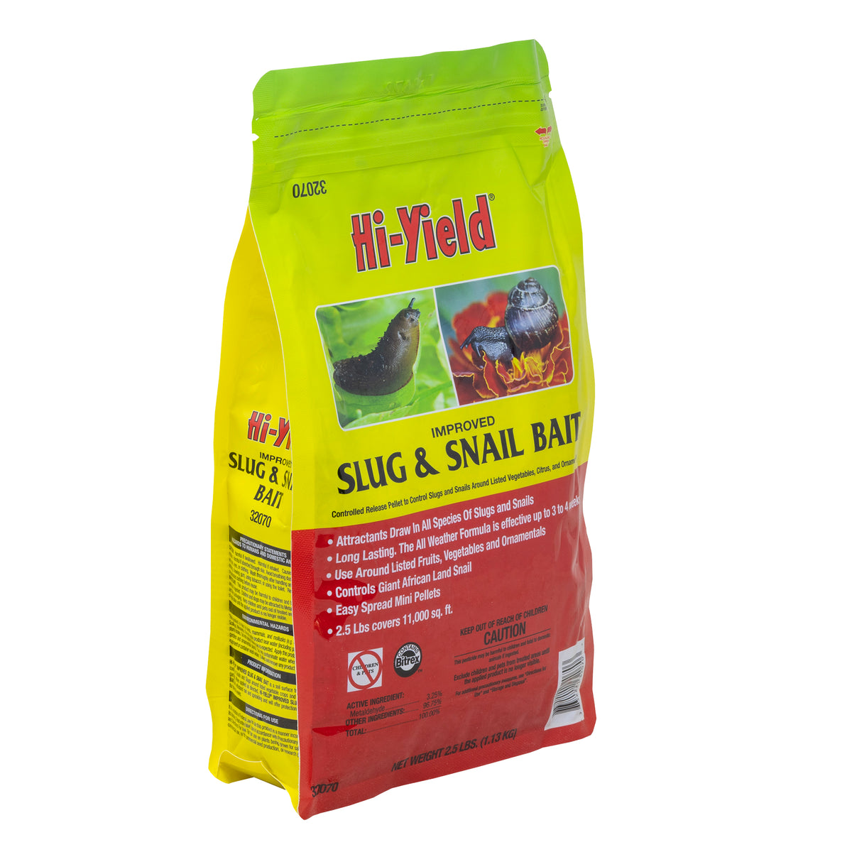 Hi-Yield Improved Slug & Snail Bait Insecticide Pellets, 2.5lb