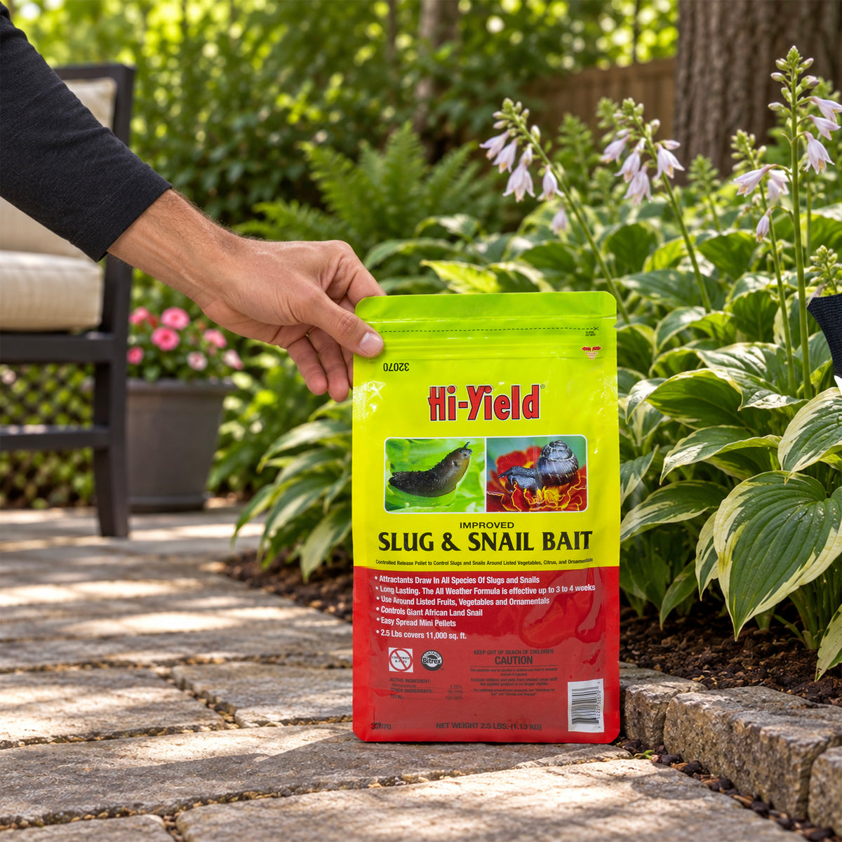 Hi-Yield Improved Slug & Snail Bait Insecticide Pellets, 2.5lb