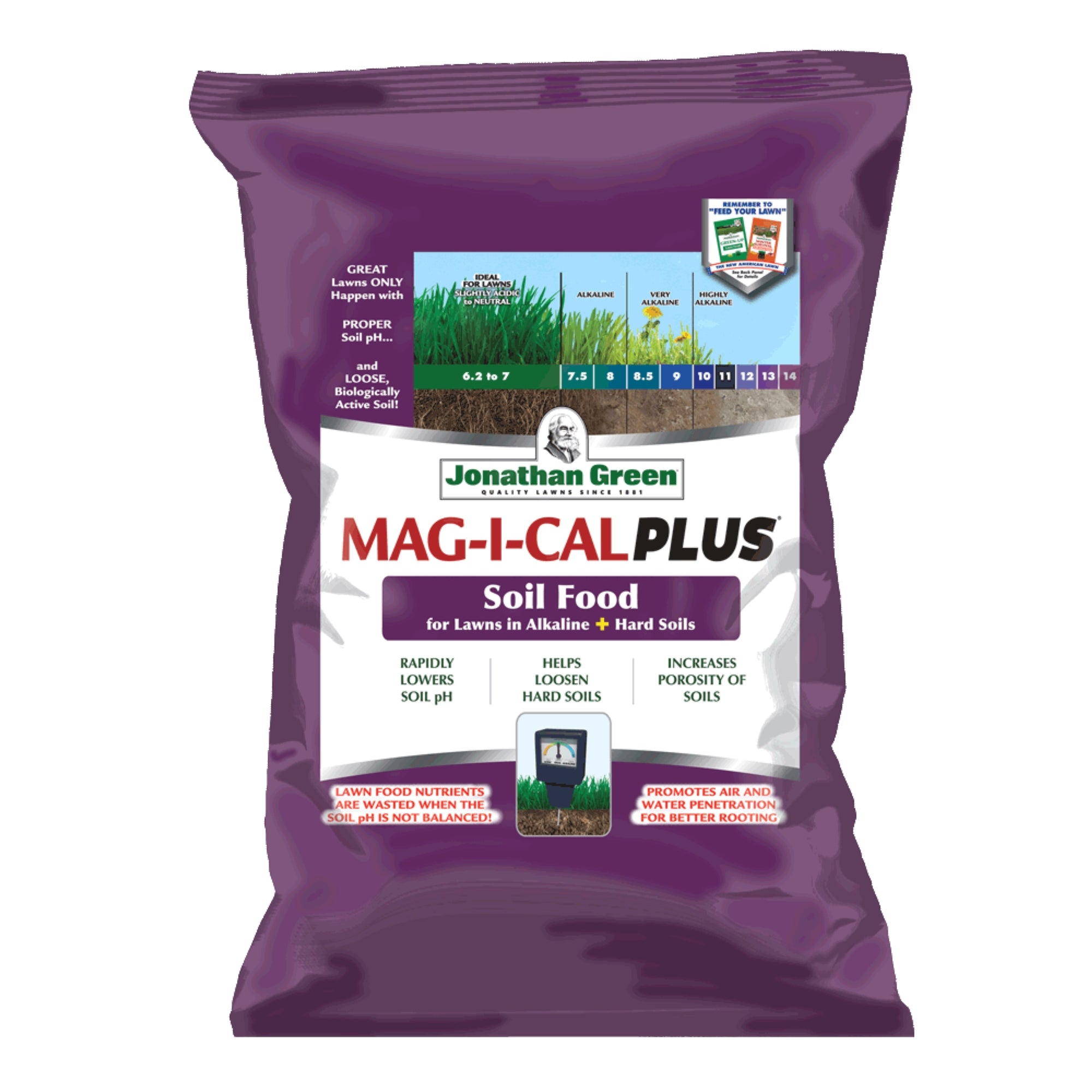 Jonathan Green MAG-I-CAL PLUS  Soil Food for Lawns in Alkaline & Hard Soil