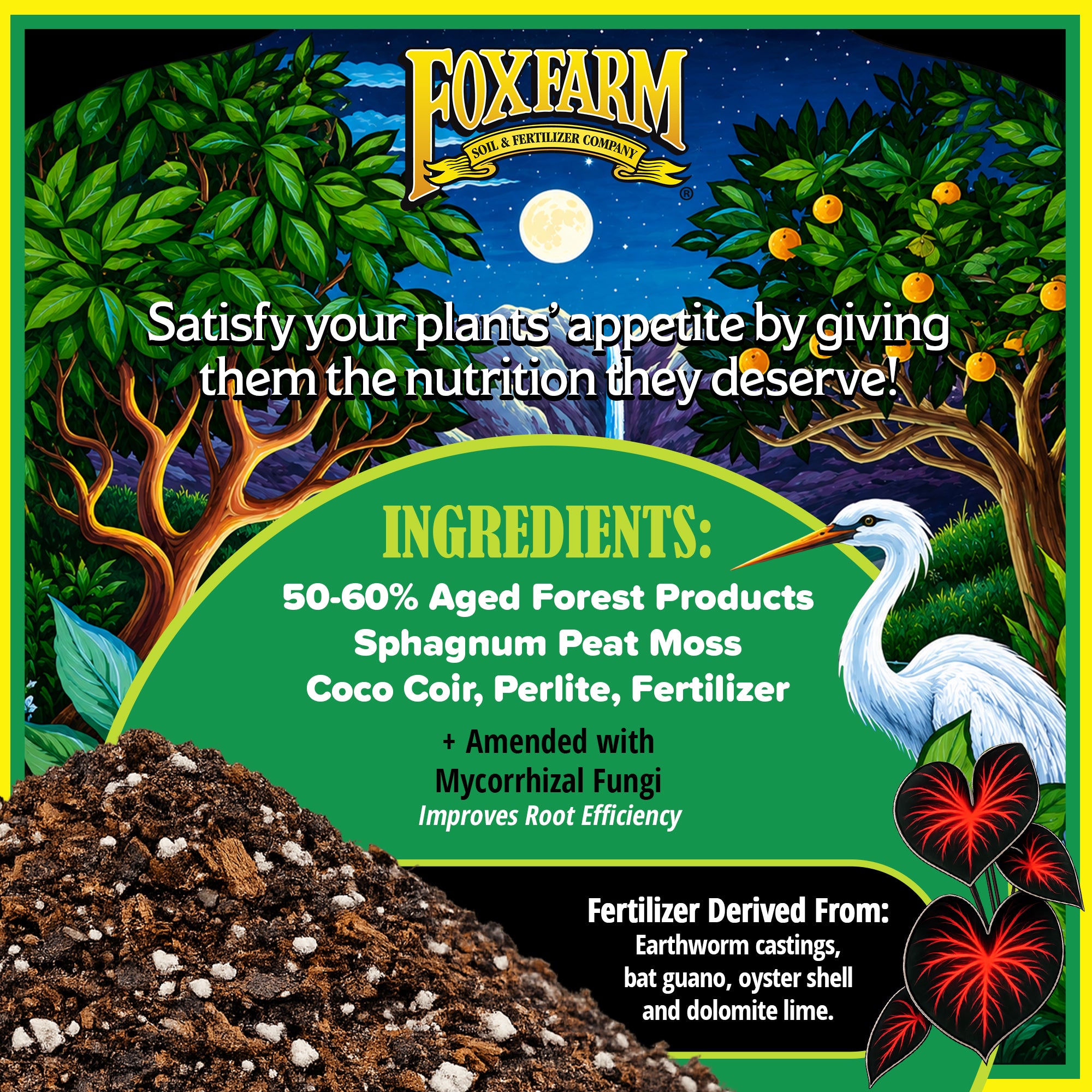 FoxFarm Peace of Mind Houseplant Mix, Ready-to-Use Potting Soil, 12qt
