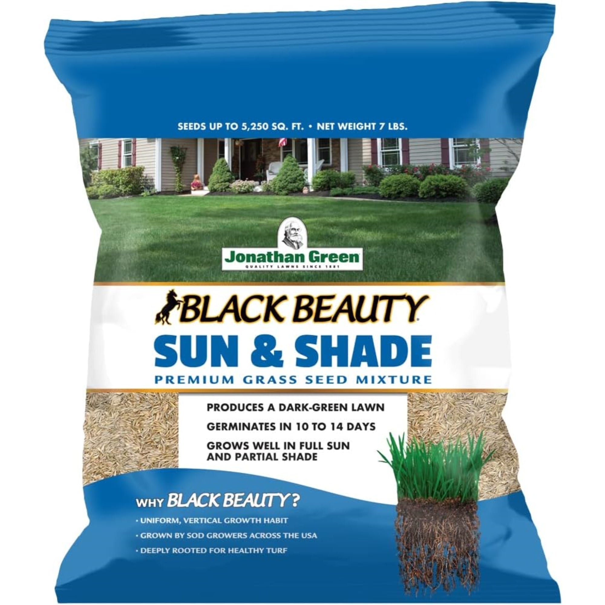 Jonathan Green Black Beauty Sun & Shade Grass Seed