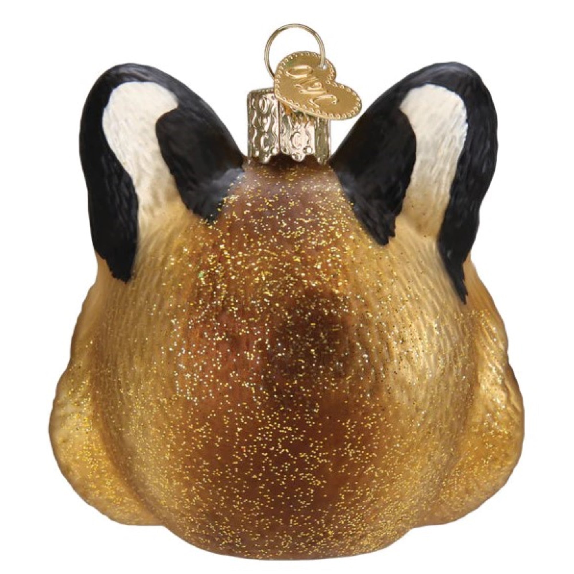 Old World Christmas Blown Glass Ornament for Christmas Tree, Bobcat Head (with OWC Gift Box)
