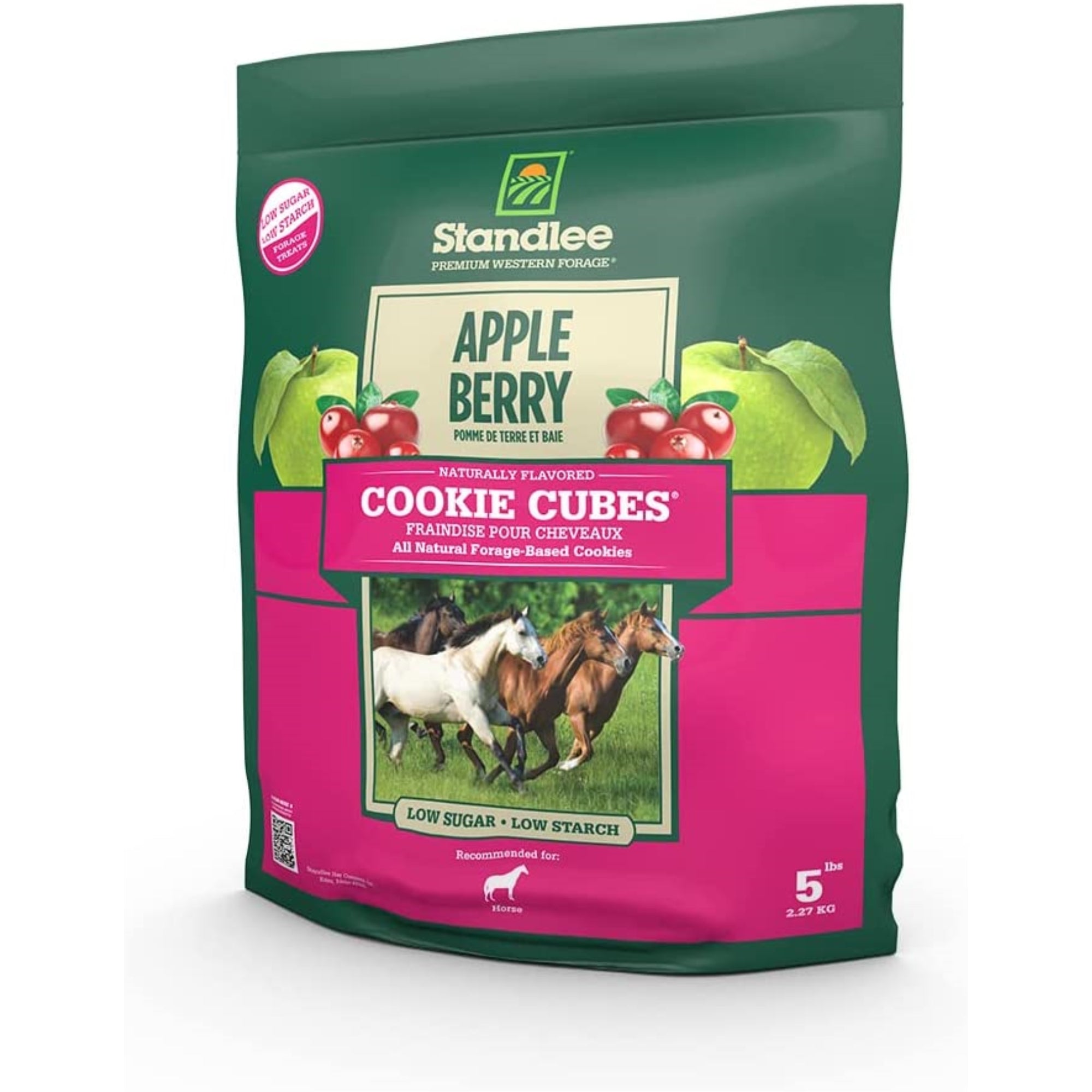 Standlee Hay Company Apple Berry Cookie Cubes Horse Treats