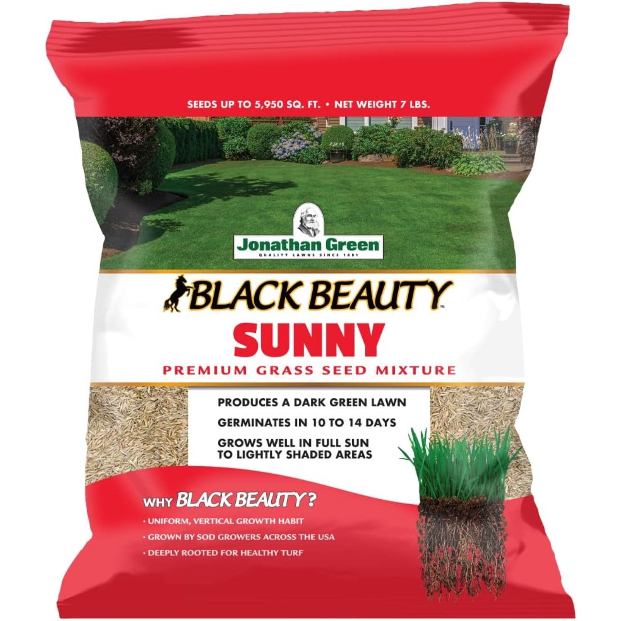 Jonathan Green Black Beauty Sunny Premium Grass Seed Mixture