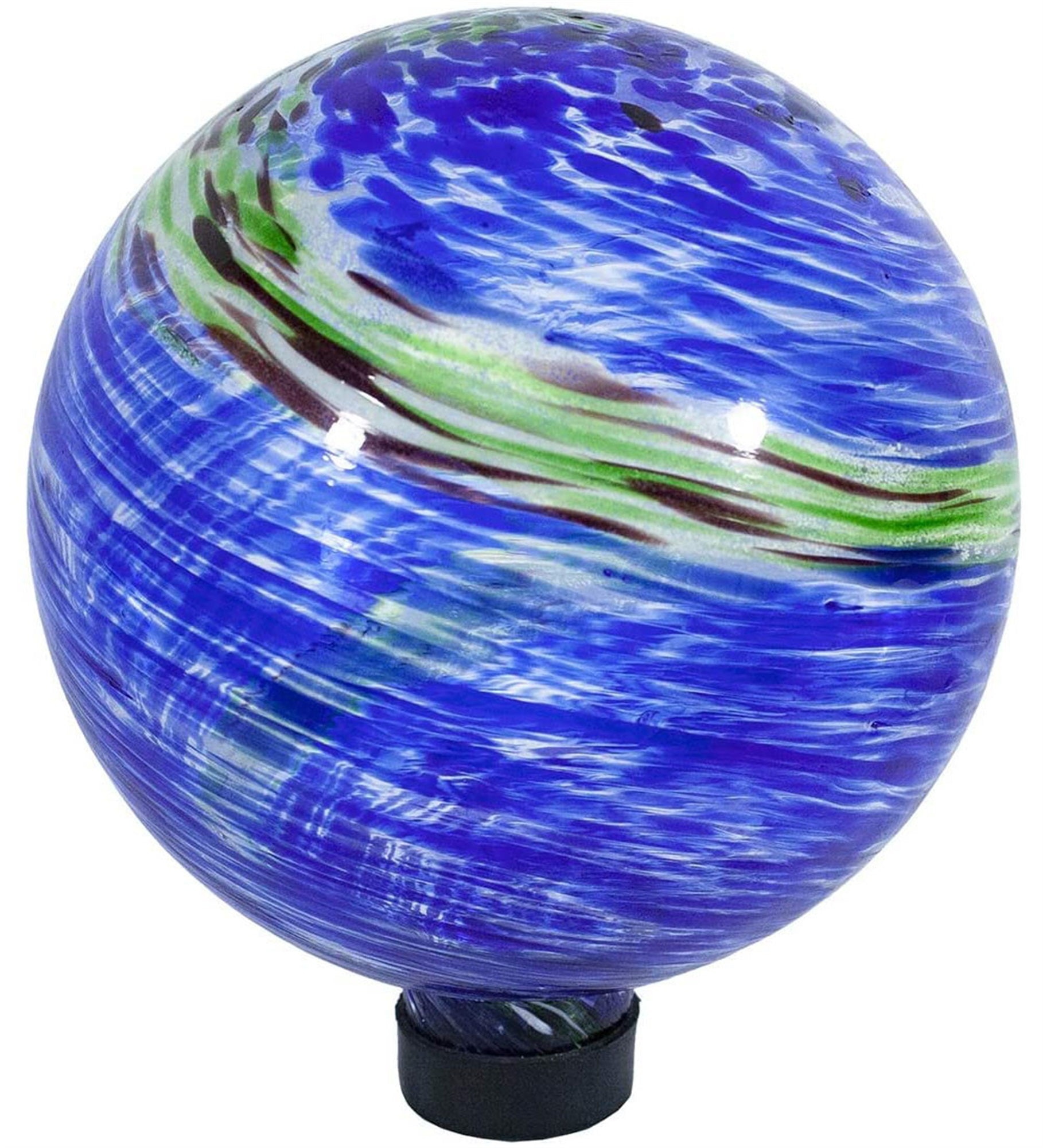 Echo Valley Glass Gazing Globe for Yard and Garden Decoration, 10"