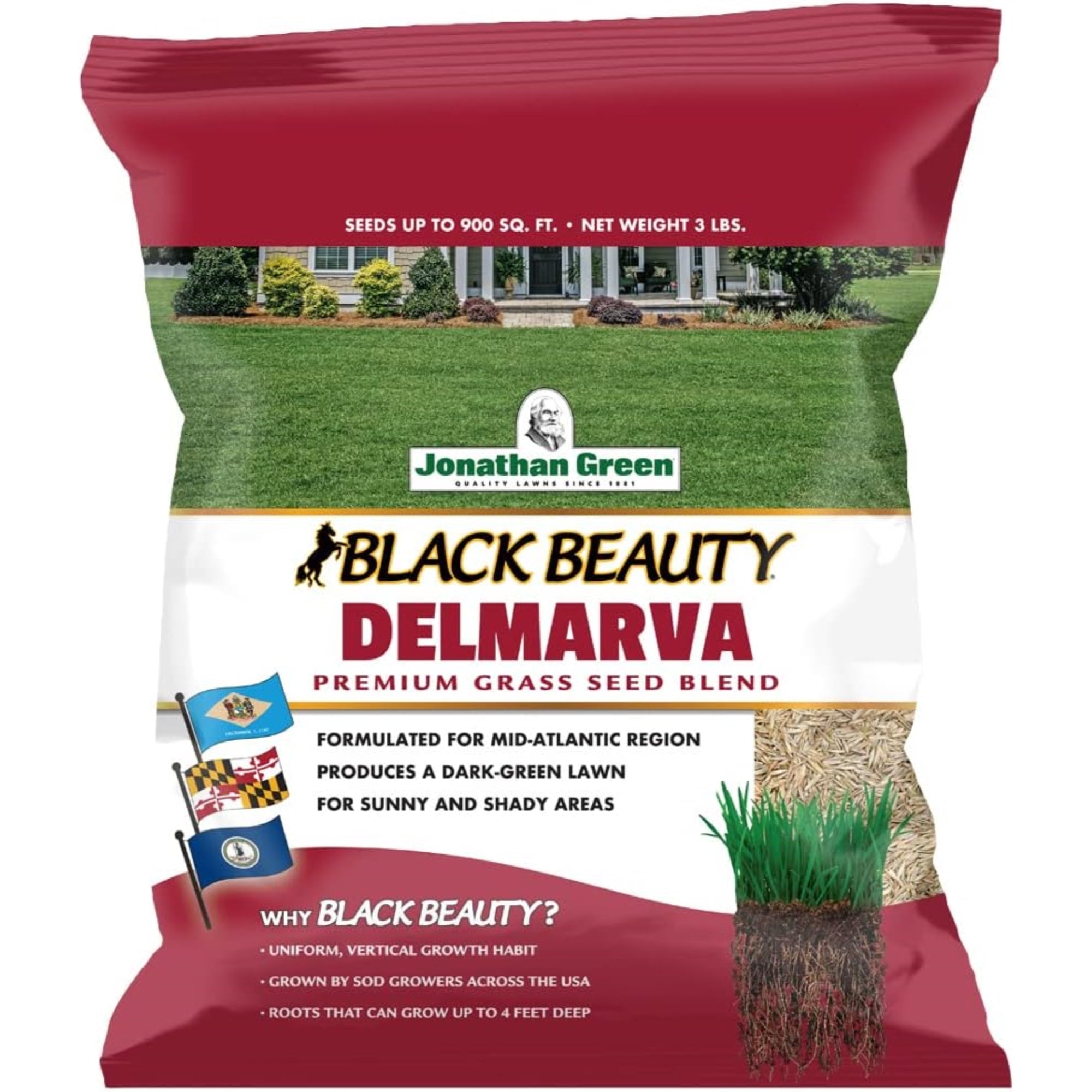 Jonathan Green Black Beauty Delmarva Mix Grass Seed