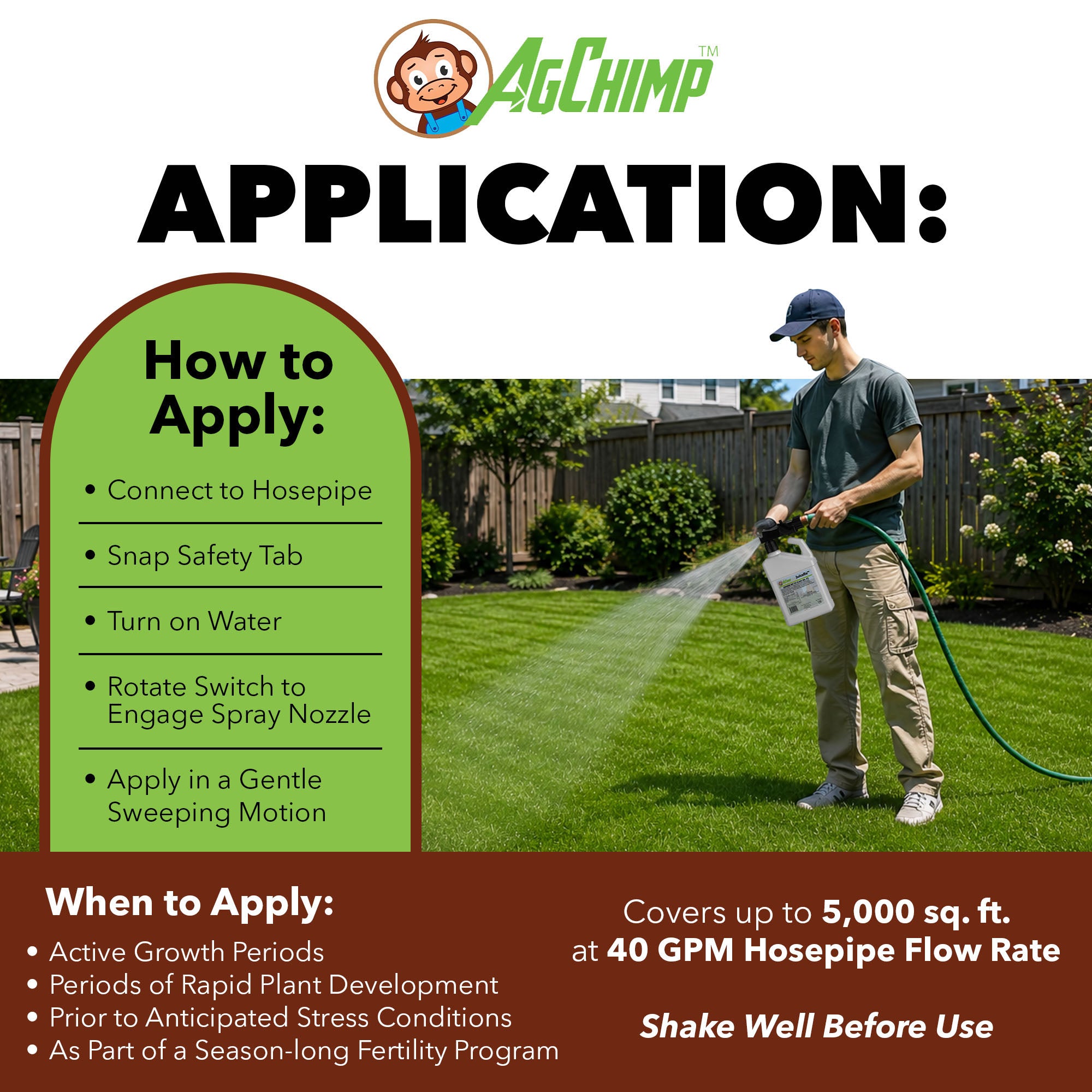 AgChimp JuiceRx Ready-to-Use Liquid Micronutrient Supplement for Lawns, 1qt