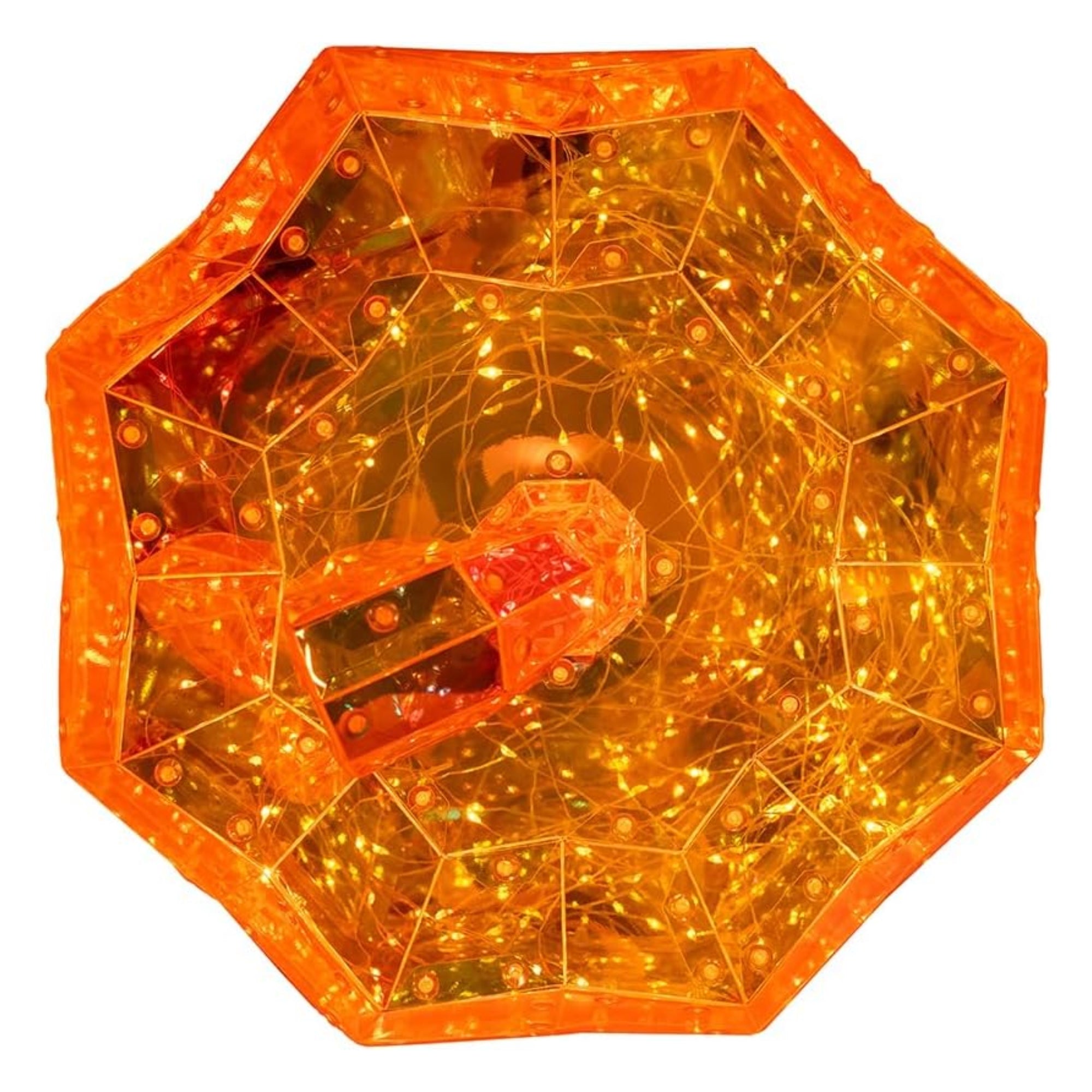 Kurt Adler Pre-Lit Iridescent Jack-O-Lantern, 10in