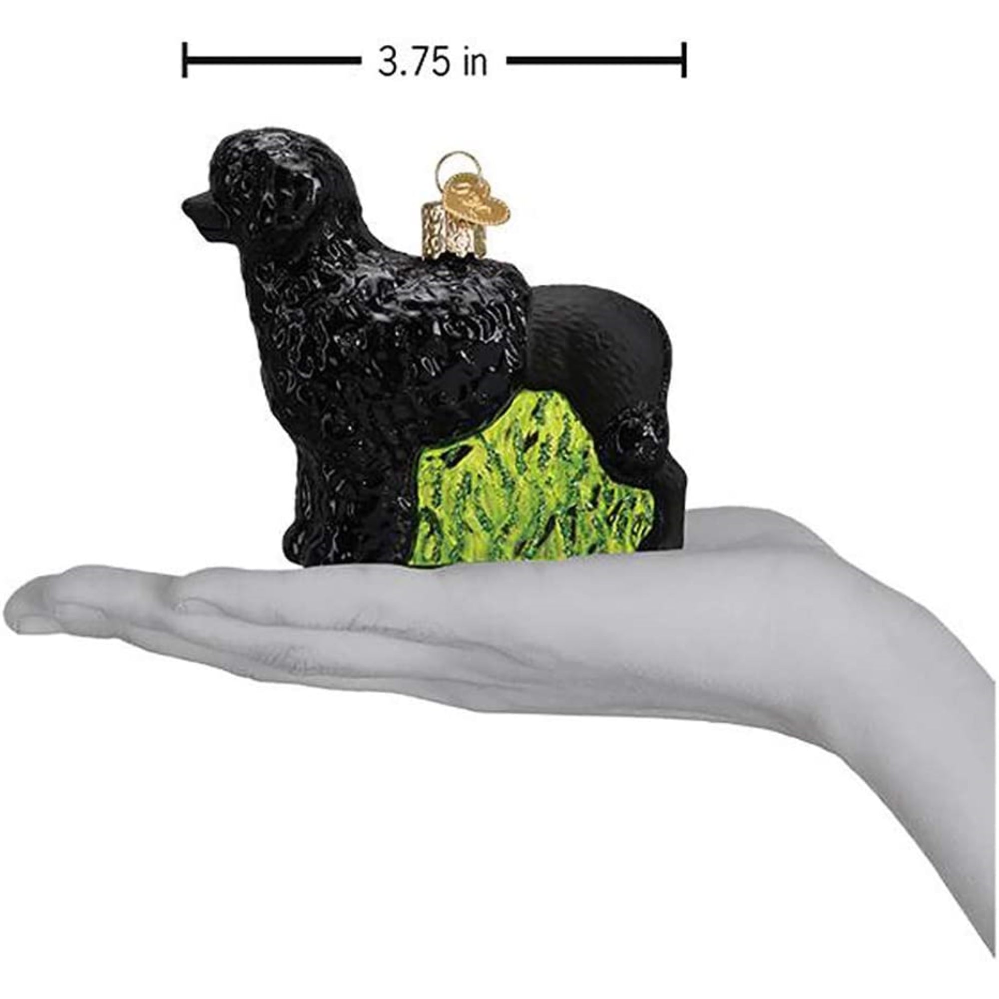 Old World Christmas Blown Glass Ornament for Christmas Tree, Portuguese Water Dog