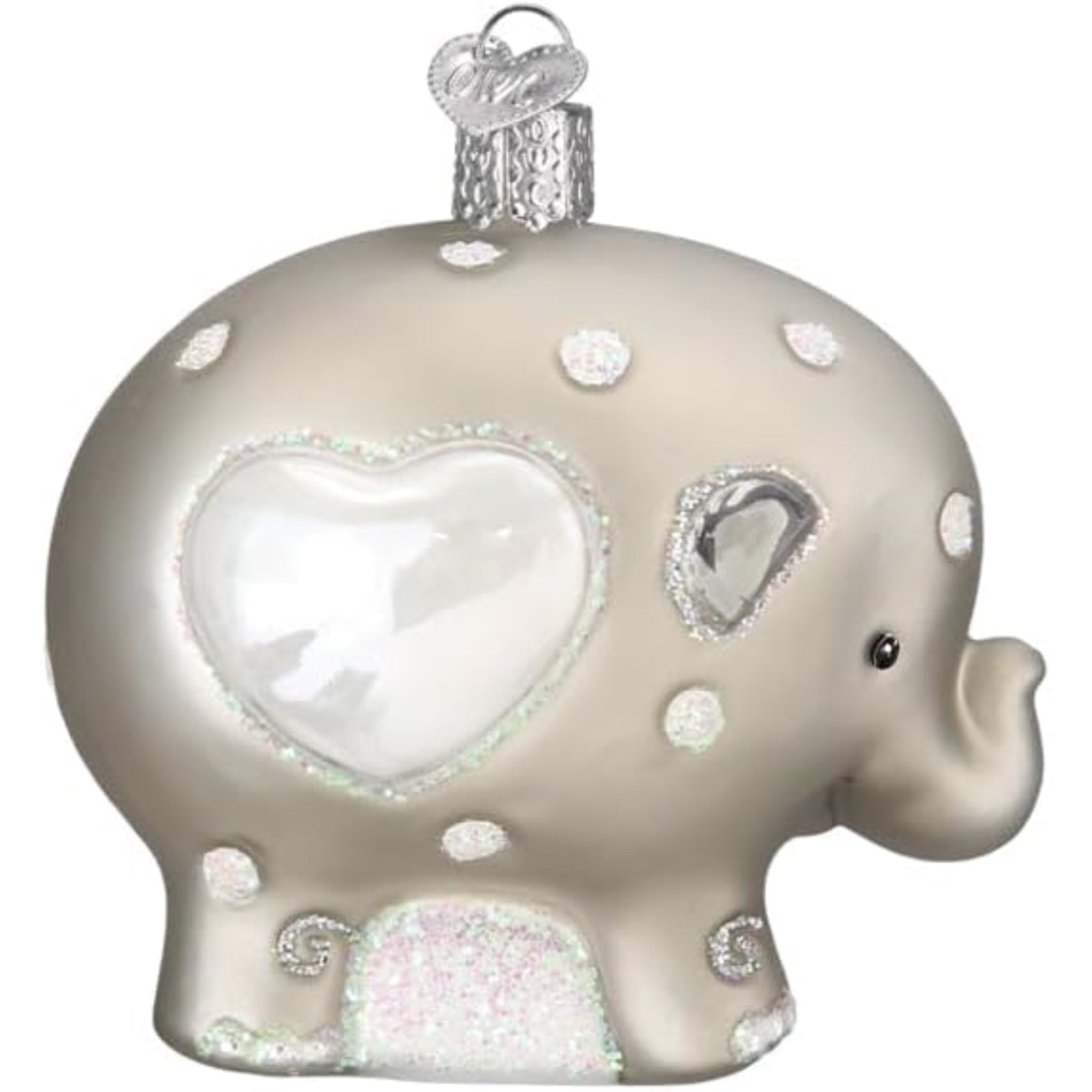 Old World Christmas Blown Glass Ornament for Christmas Tree, Baby'S 1St Elephant (with OWC Gift Box)
