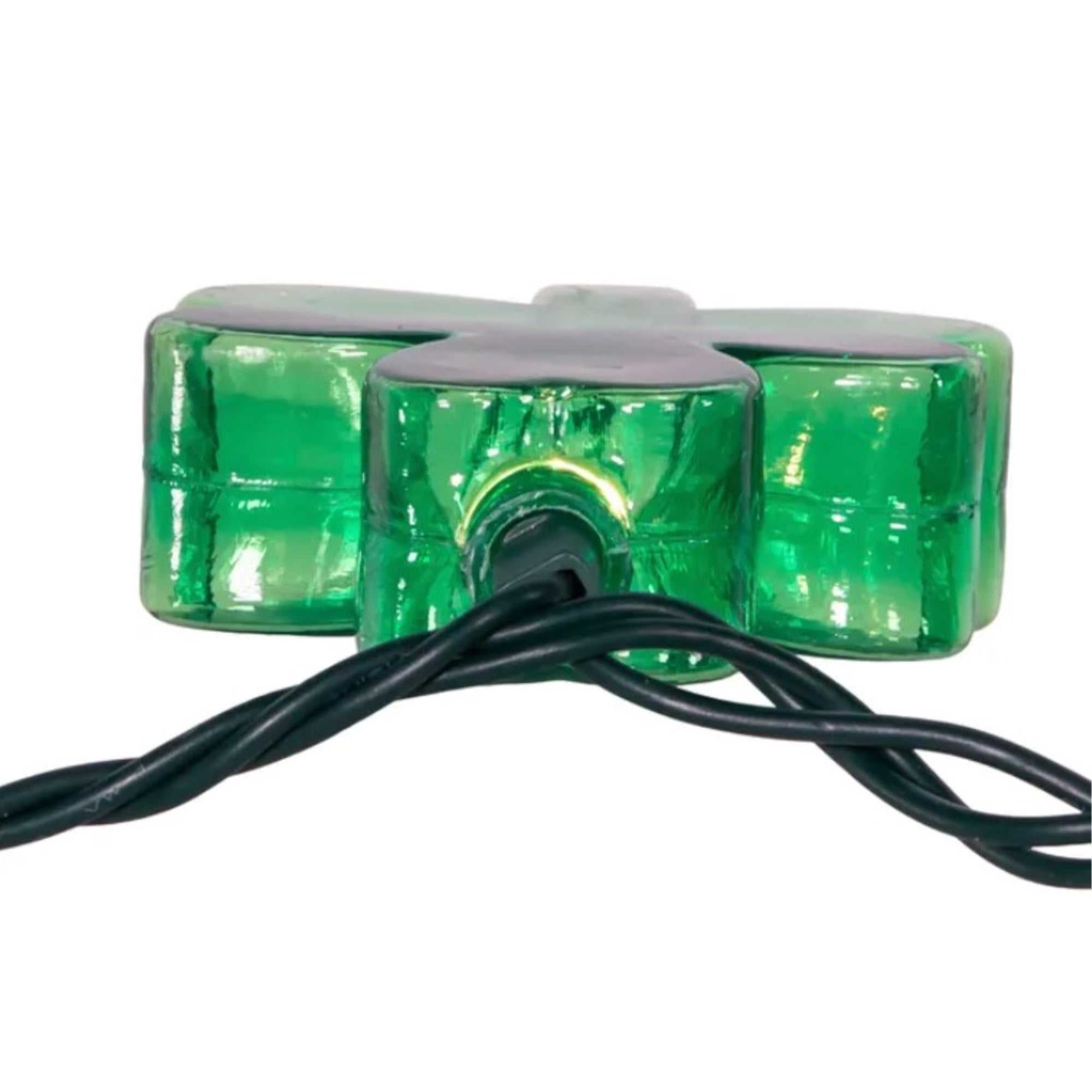 Kurt Adler Indoor/Outdoor String UL 10-Light Set, Shamrock Lights, 11.5ft