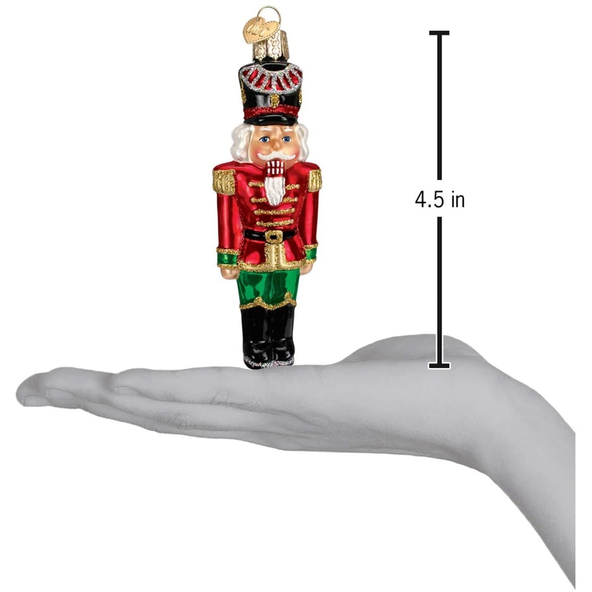Old World Christmas Blown Glass Ornament for Christmas Tree, Nutcracker
