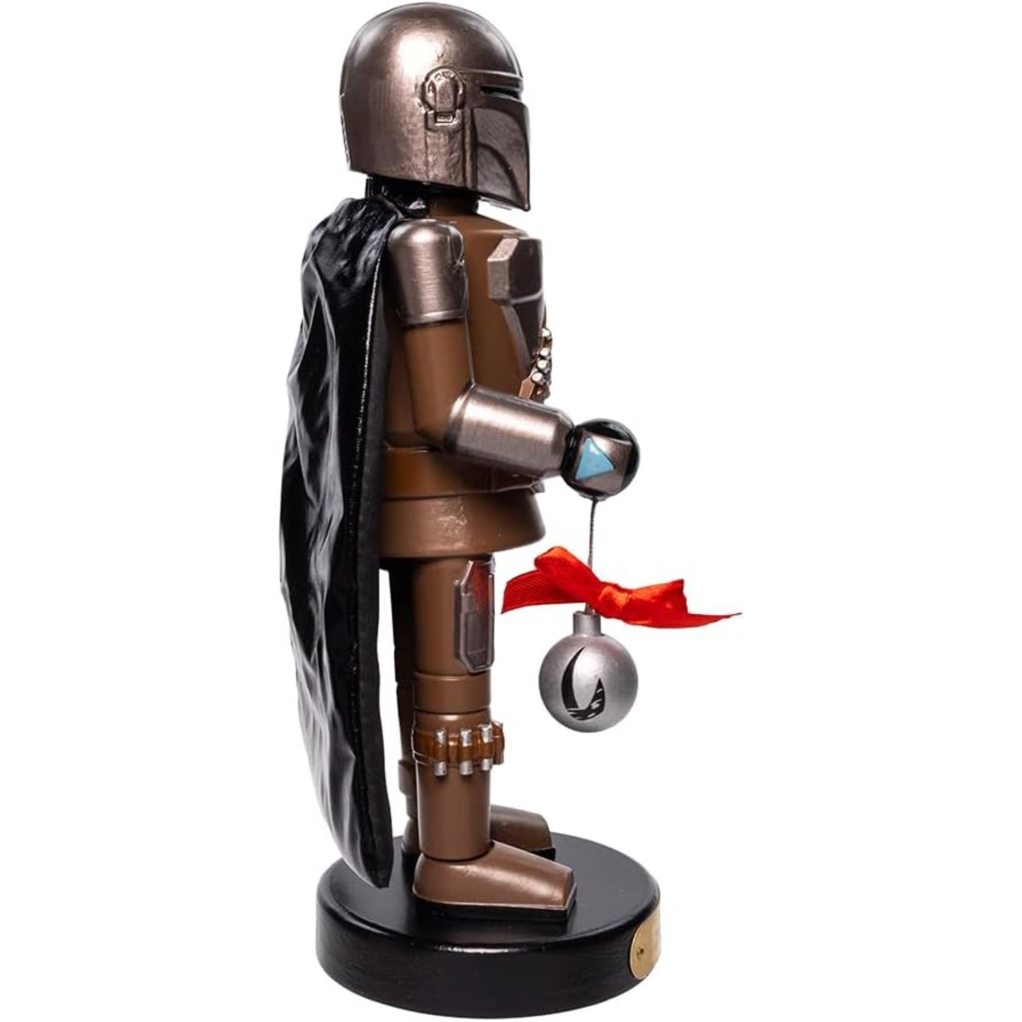 Kurt Adler Star Wars Resin Mandalorian Nutcracker Standing Christmas Decoration, 10"