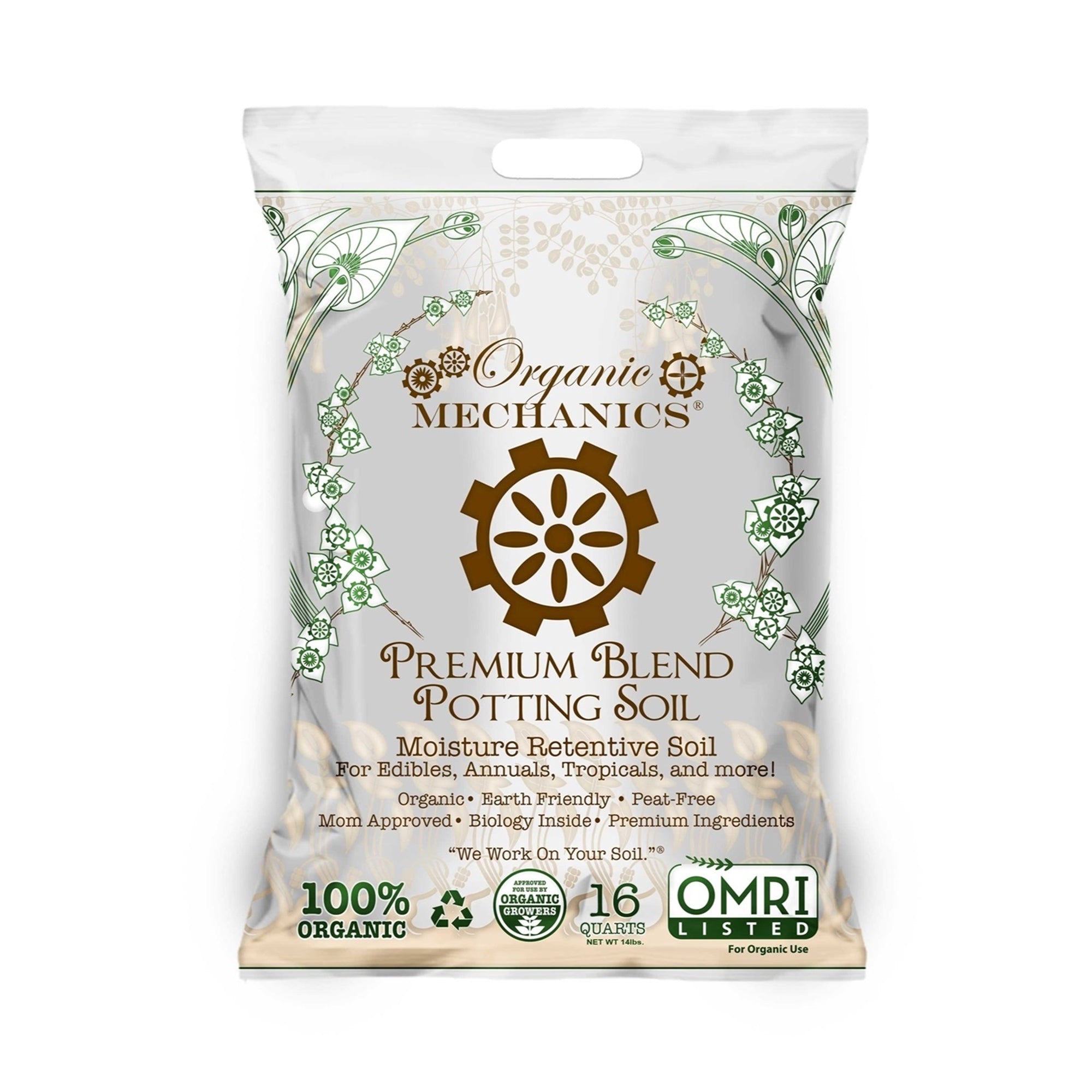 Organic Mechanics Premium Blend Potting Soil