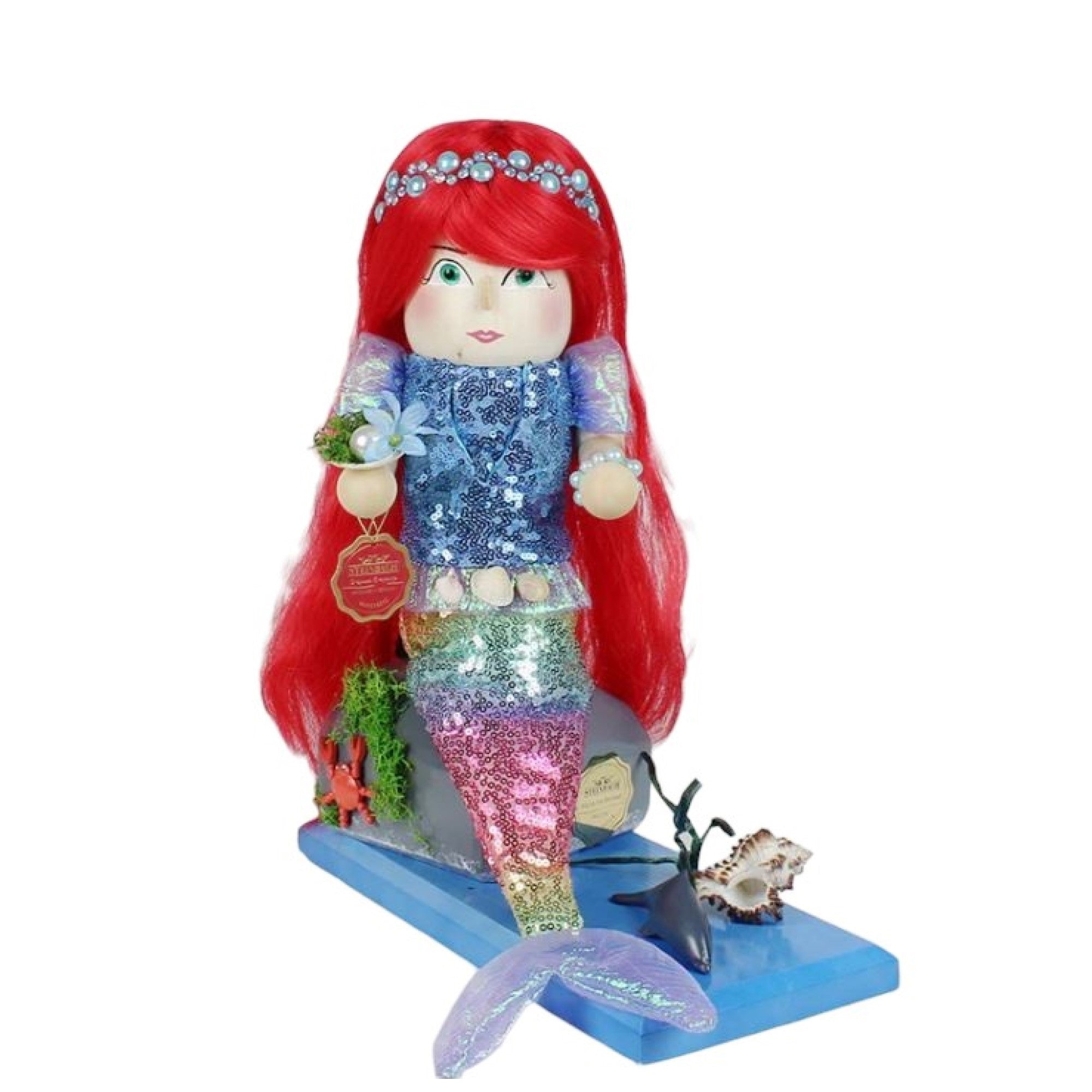 Steinbach Wooden Big Limited Nutcracker, Marina The Mermaid, 18in