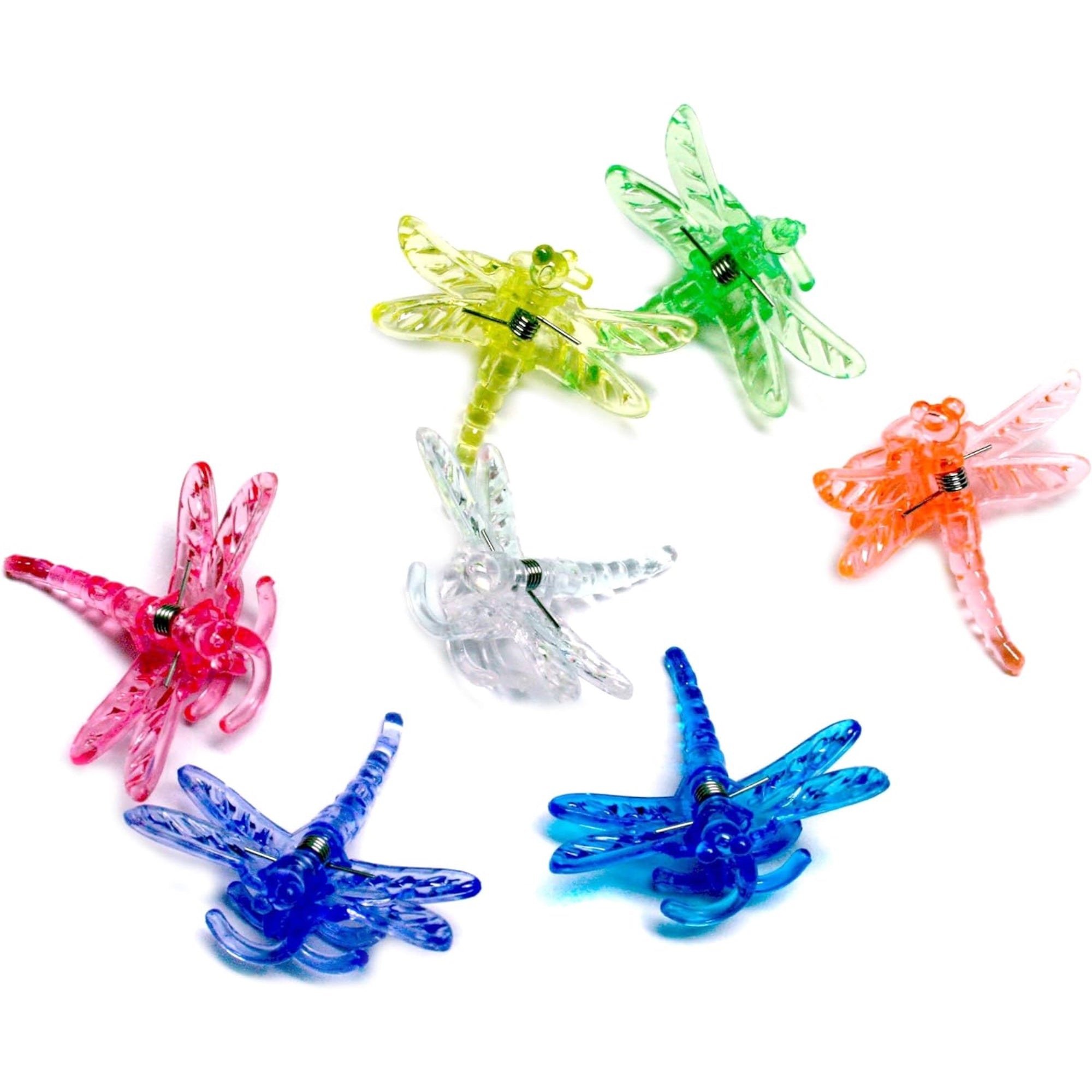 SuperMoss Dragonfly Orchid Training Clips, Assorted Colors, 16 Count