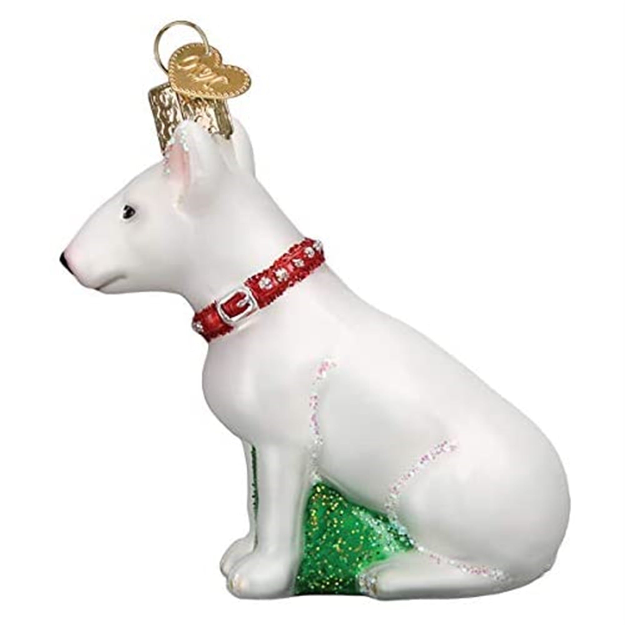 Old World Christmas Blown Glass Ornament for Christmas Tree, Bull Terrier