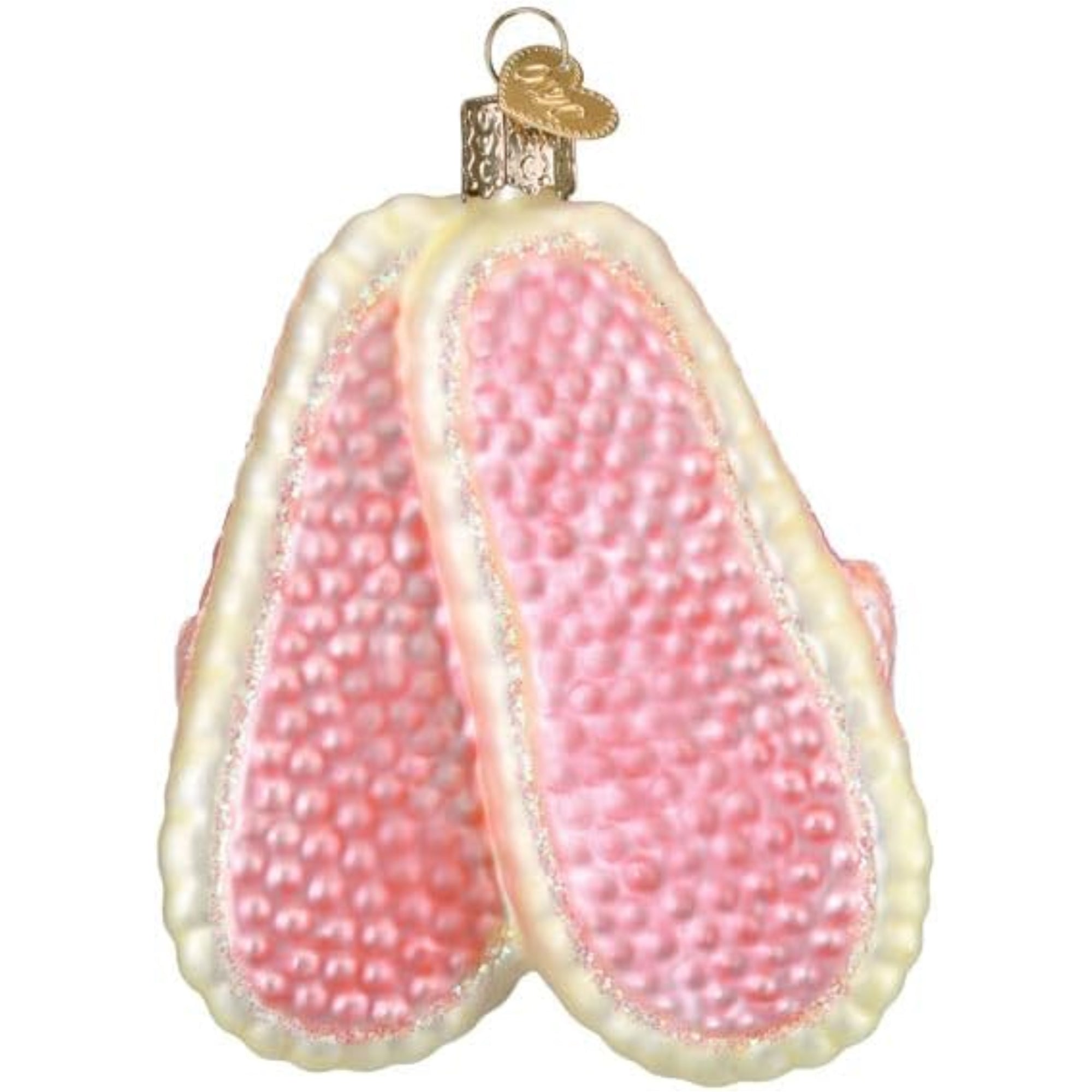Old World Christmas Blown Glass Ornament for Christmas Tree, Cat Lady Slippers (with OWC Gift Box)