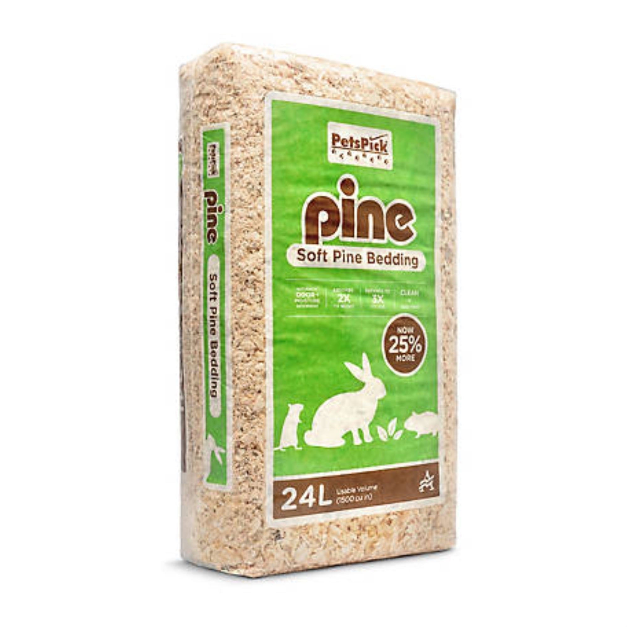 PetsPick Kiln Dried Soft Pine Bedding For Small Pets