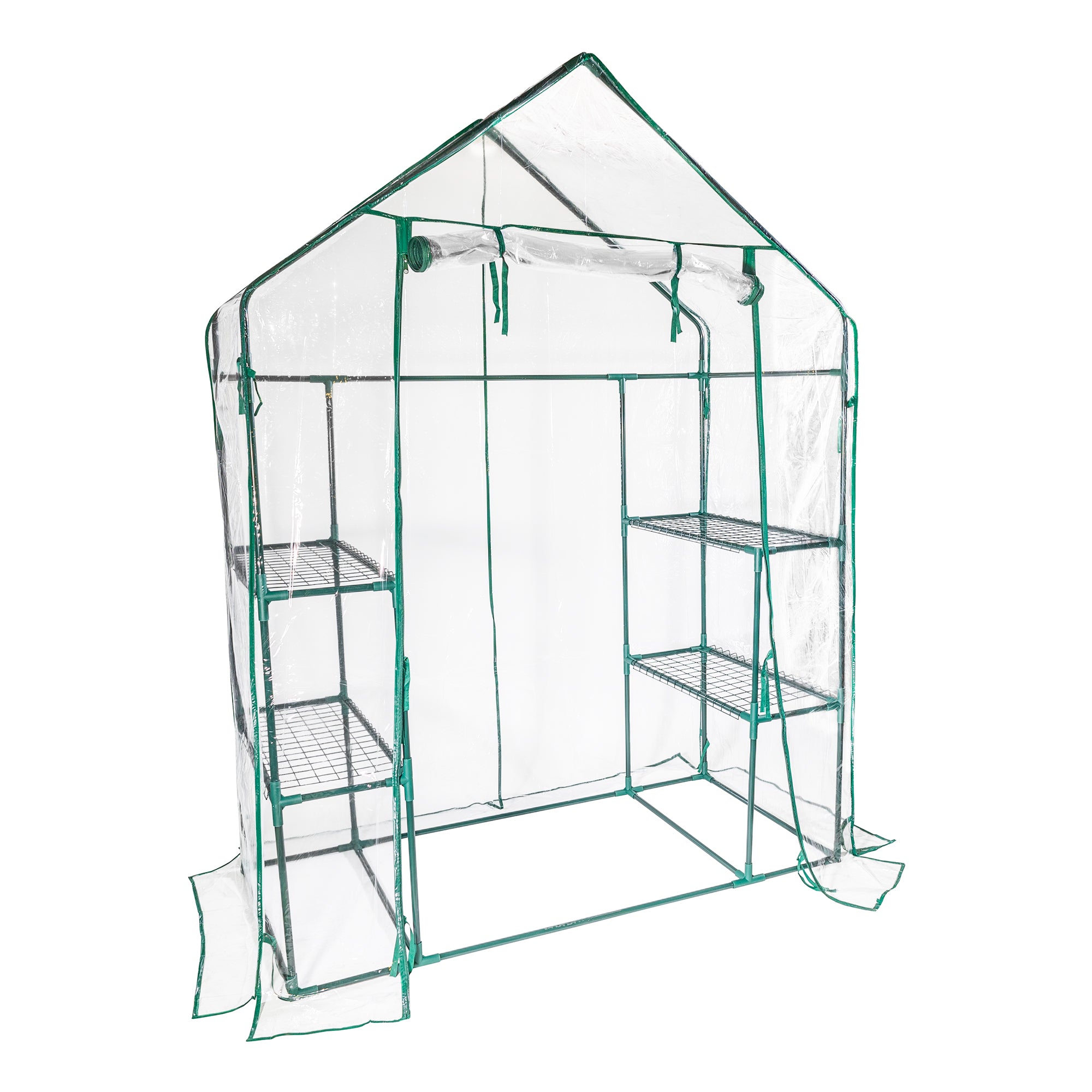 Garden Elements Personal Plastic Indoor/Outdoor Standing Greenhouse, Frost Protection