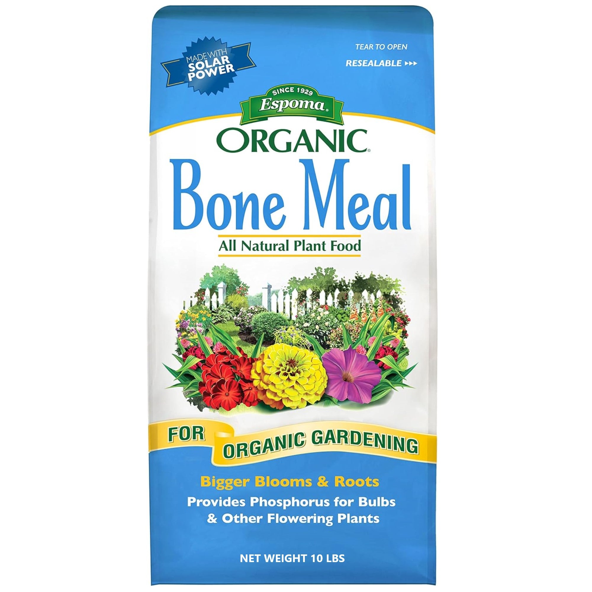 Espoma Organic Bone Meal 4-12-0 All Natural Plant Food for Organic Gardening, Provides Nitrogen and Phosphorus for Bulbs & Other Flowering Plants