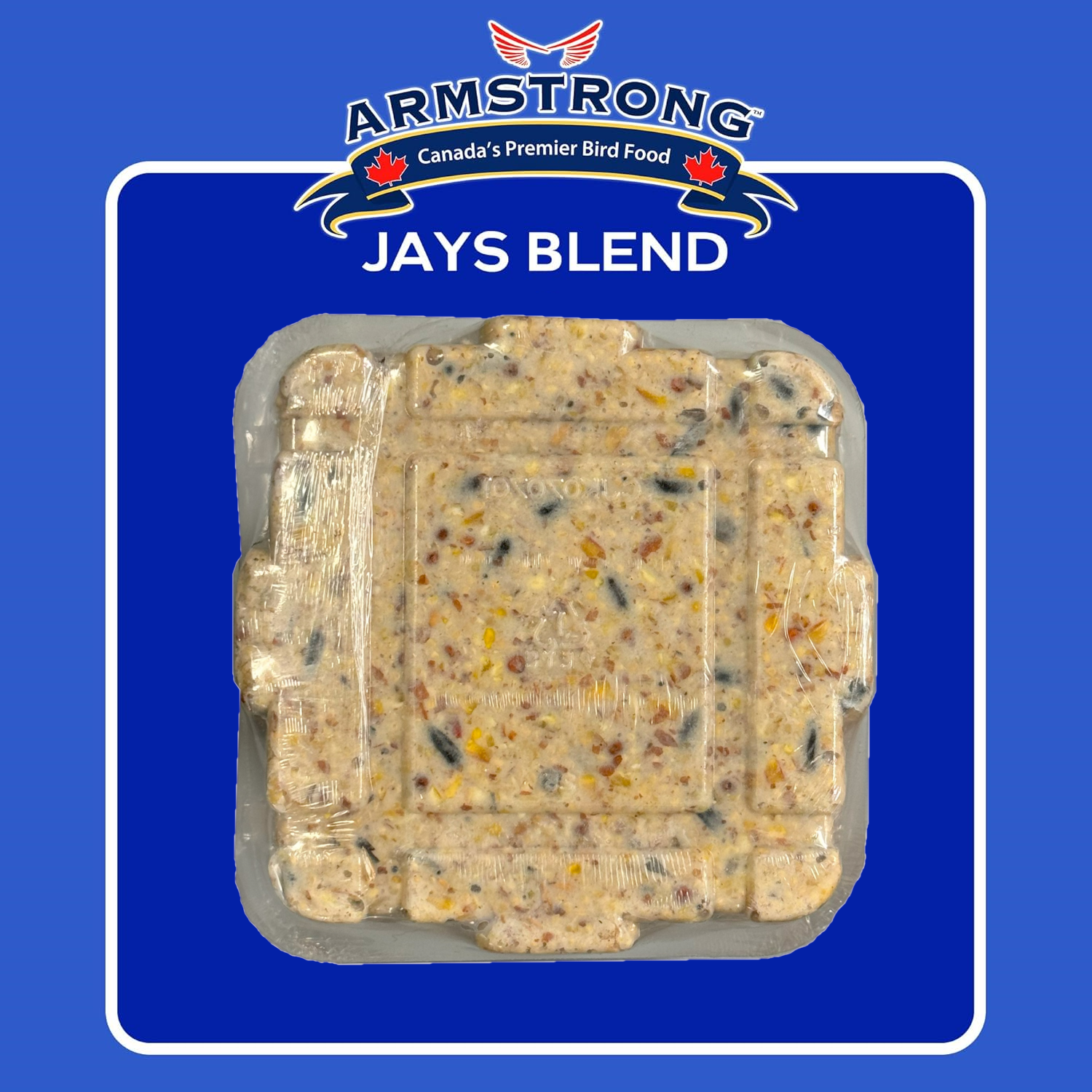 Armstrong Wild Bird Food Royal Jubilee Jays Blend Suet Cake, 10.6oz (Pack of 3)