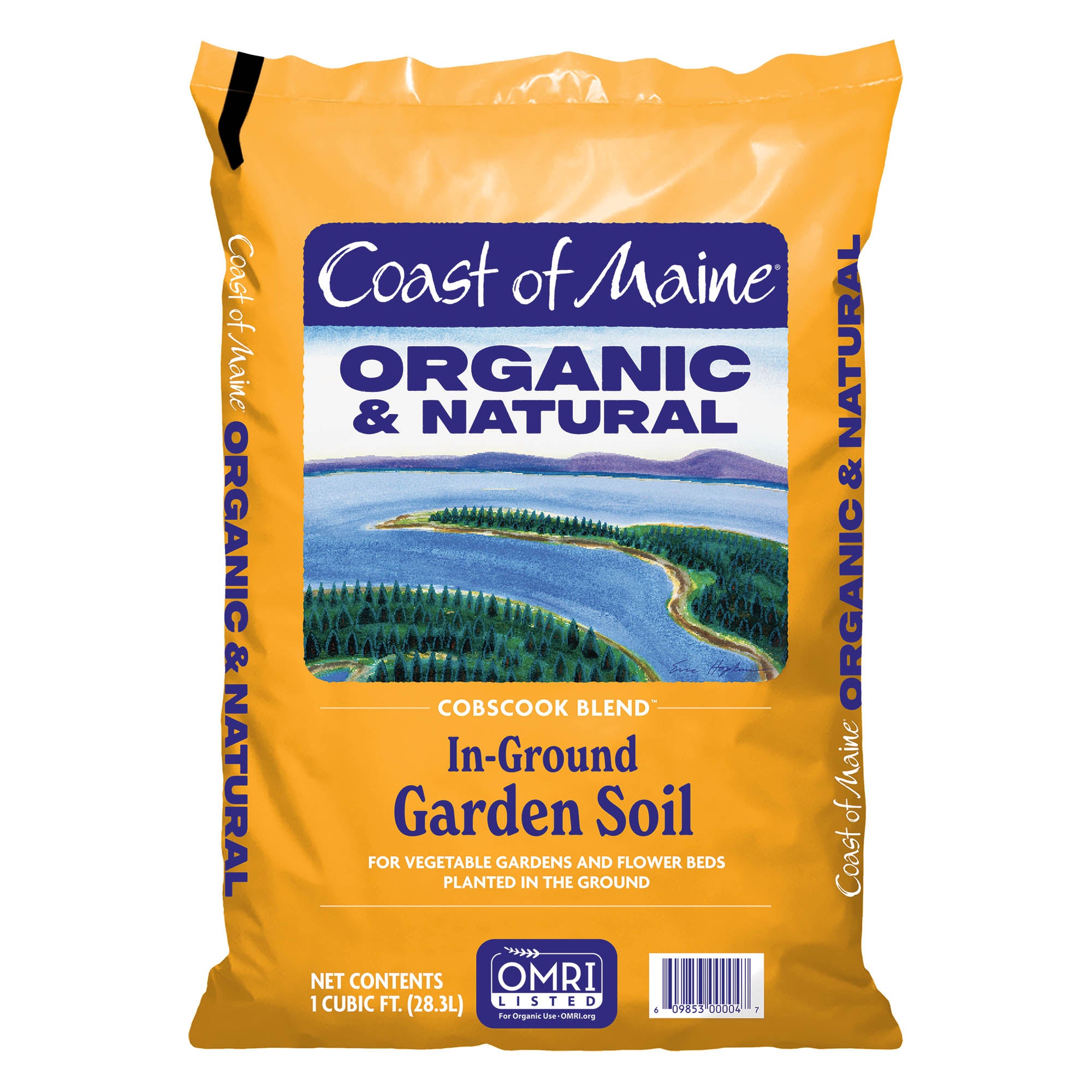 Coast of Maine Cobscook Blend Organic and Natural In-Ground Soil for Vegetable Gardens and Flower Beds