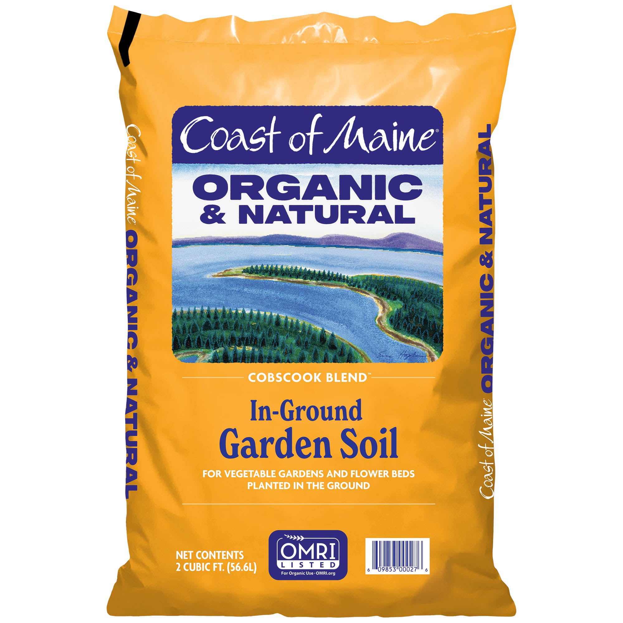 Coast of Maine Cobscook Blend Organic and Natural In-Ground Soil for Vegetable Gardens and Flower Beds