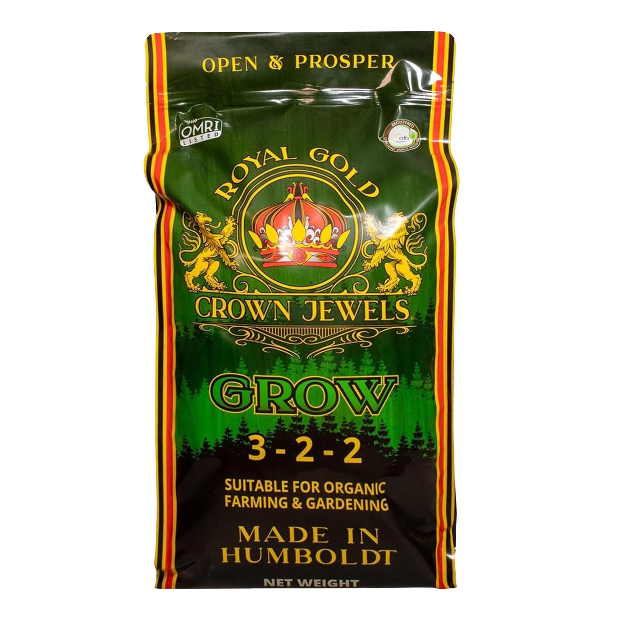 Royal Gold Crown Jewels Organic Grow 3-2-2 Dry Soluble Fertilizer for Plant Feeding and Growth