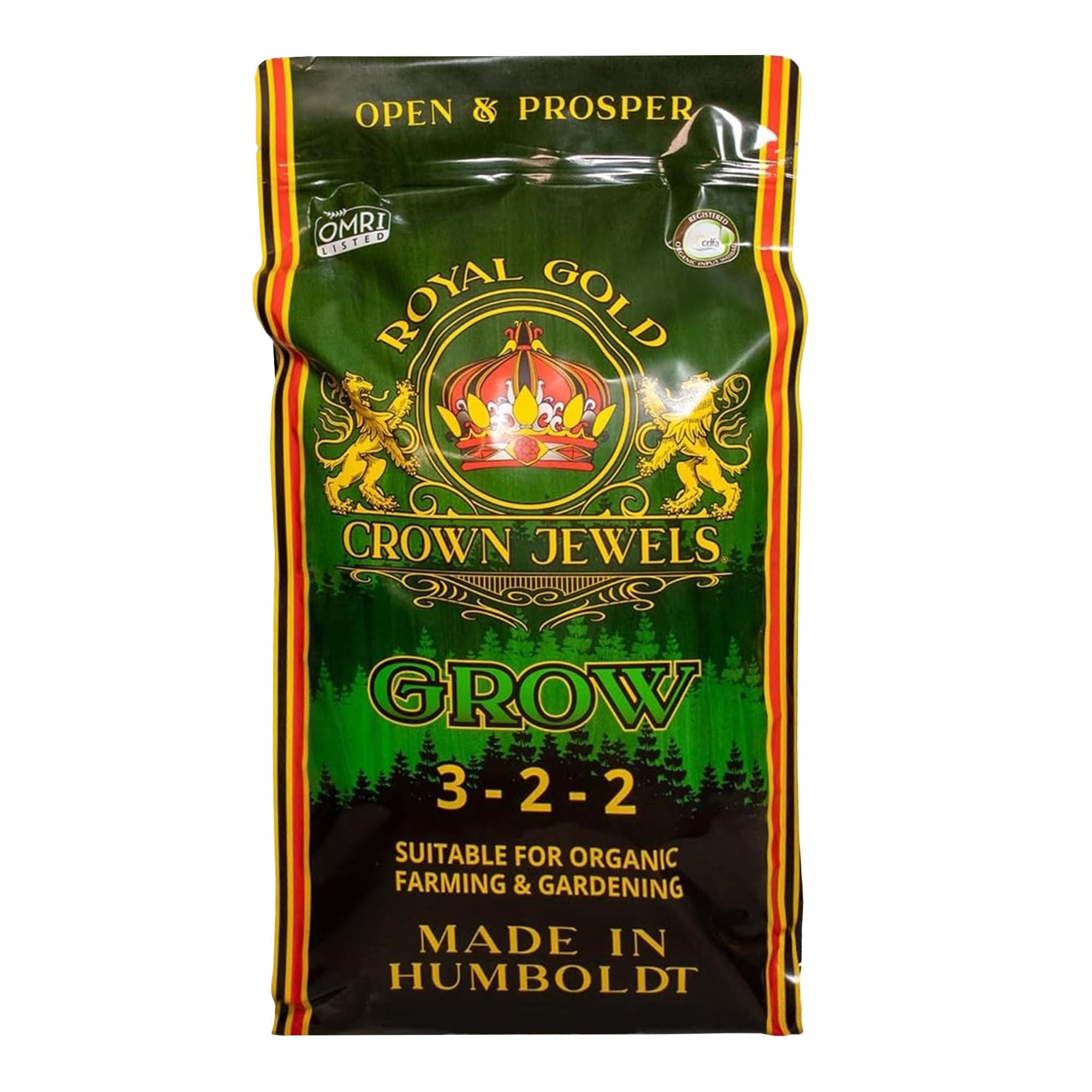 Royal Gold Crown Jewels Organic Grow 3-2-2 Dry Soluble Fertilizer for Plant Feeding and Growth