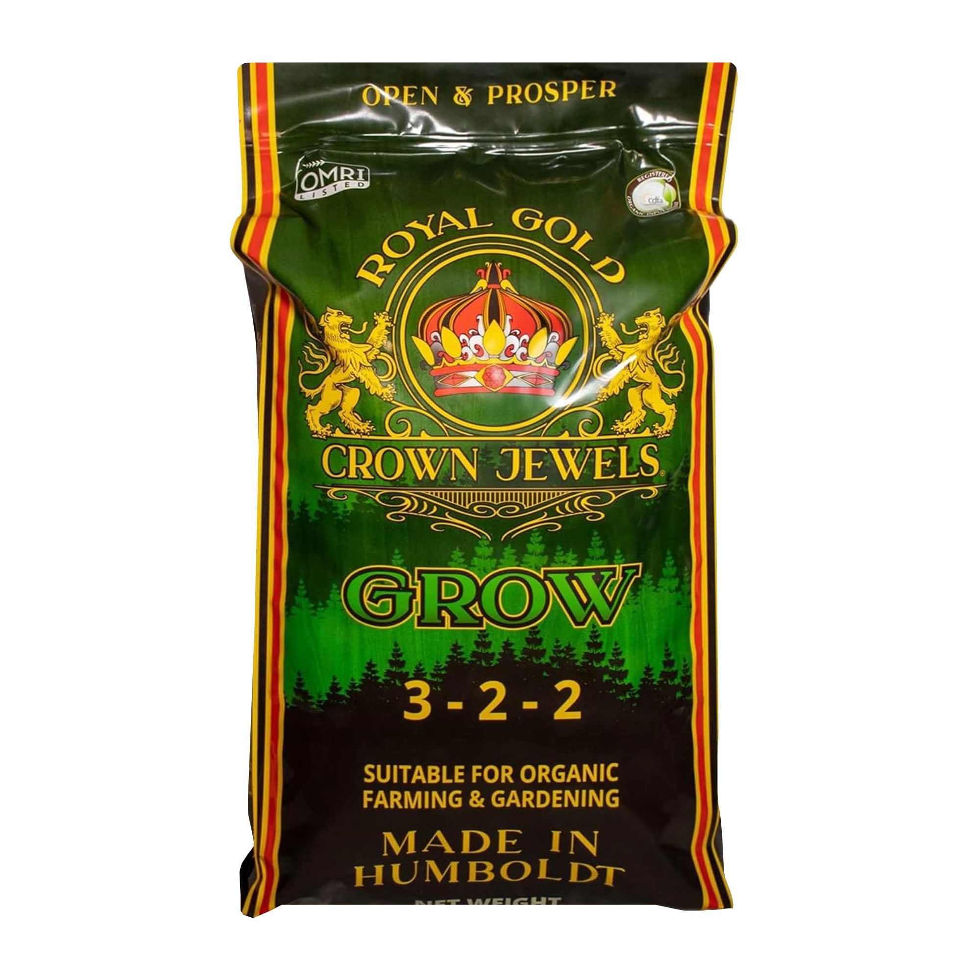 Royal Gold Crown Jewels Organic Grow 3-2-2 Dry Soluble Fertilizer for Plant Feeding and Growth