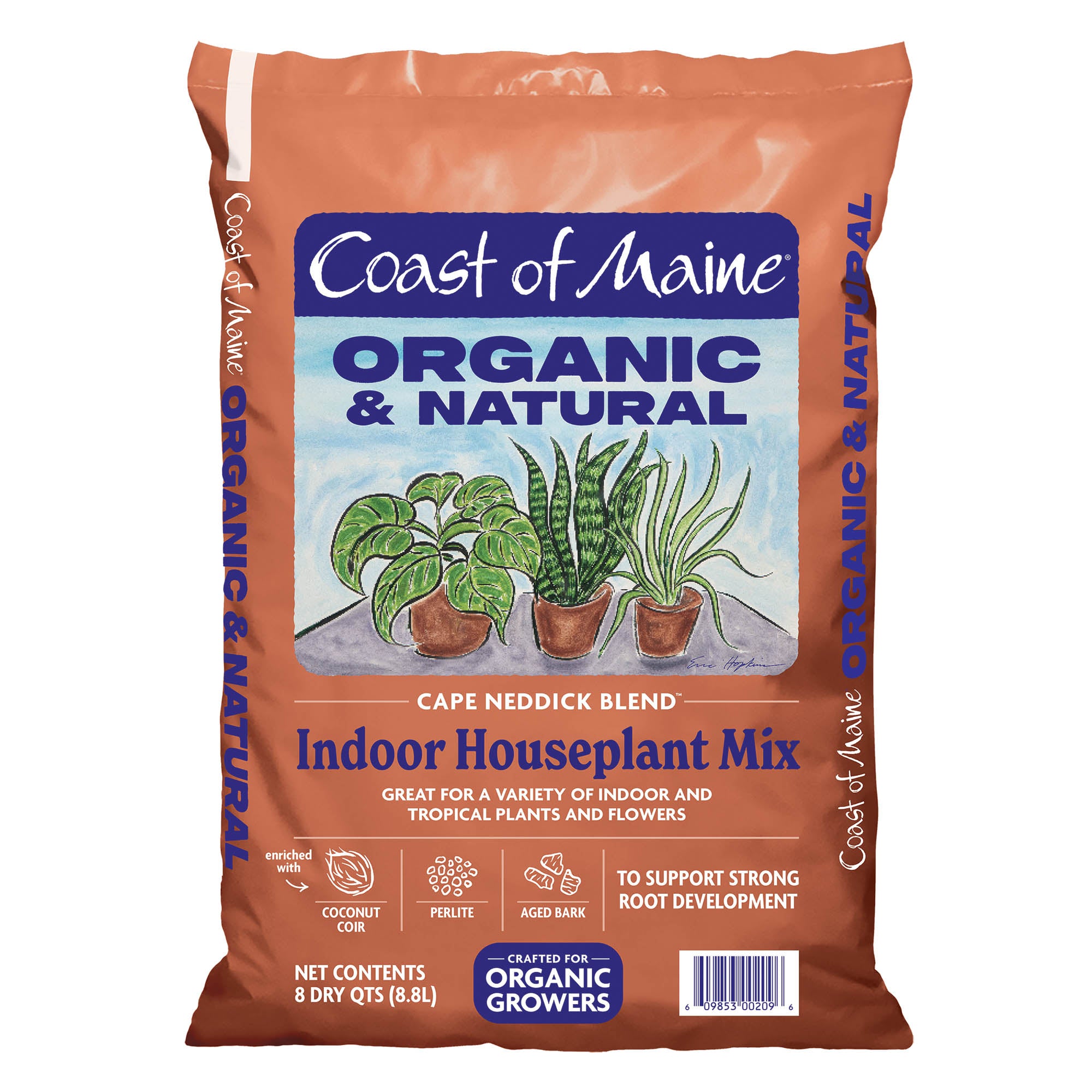 Coast of Maine Organic and Natural Cape Neddick Blend Indoor Houseplant Potting Mix