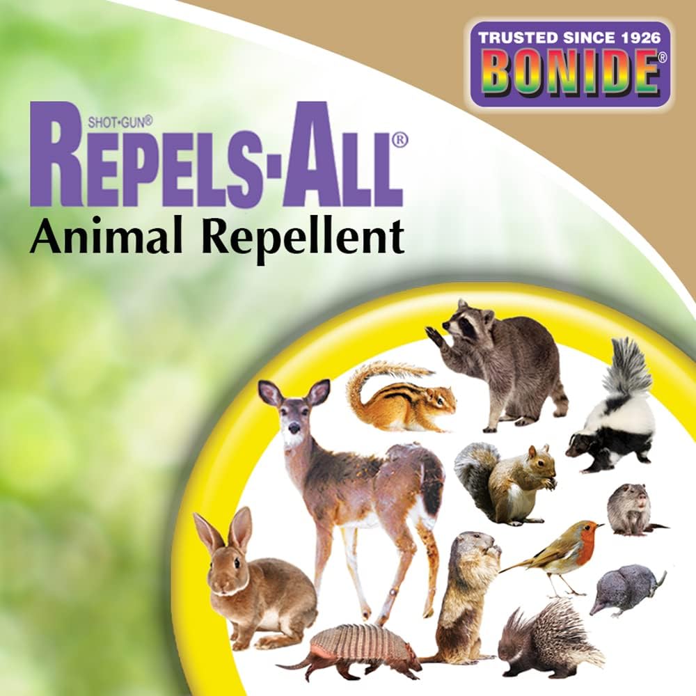 Bonide Products Repels-All Granules Animal Repellent, 3 lb