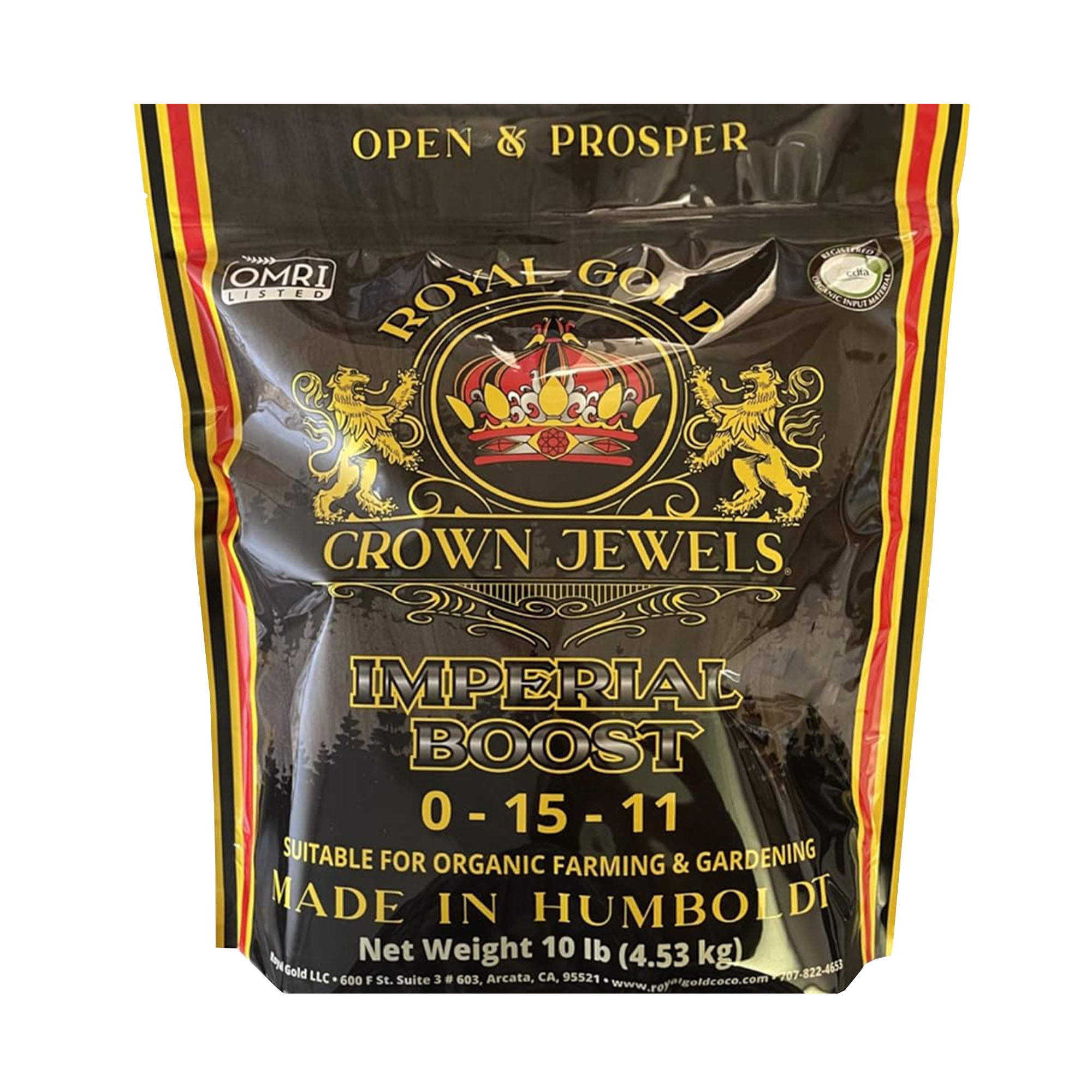 Royal Gold Crown Jewels Imperial Boost Soluble Organic Fertilizer for Flower and Fruit Production