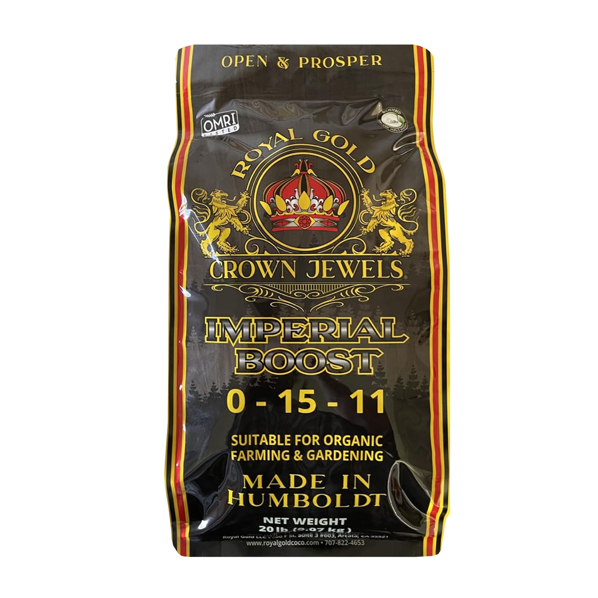 Royal Gold Crown Jewels Imperial Boost Soluble Organic Fertilizer for Flower and Fruit Production