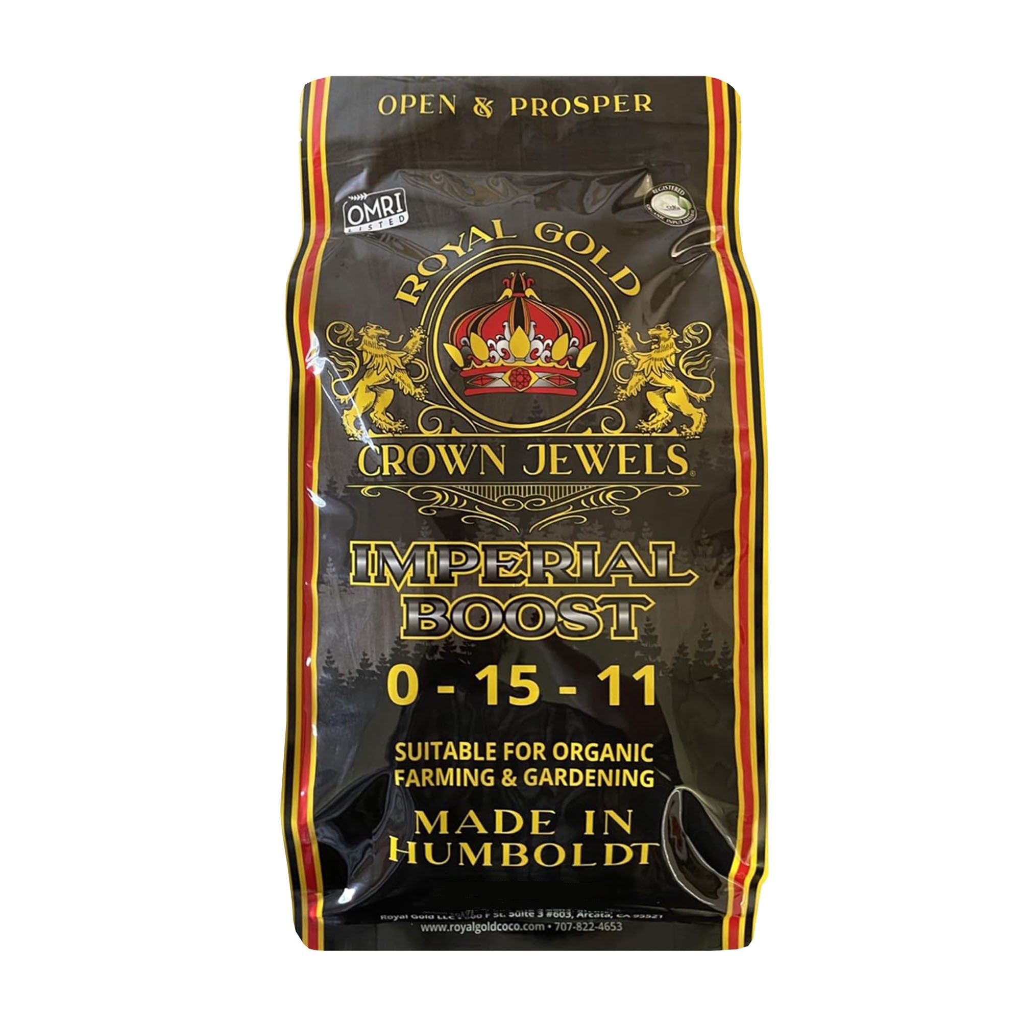 Royal Gold Crown Jewels Imperial Boost Soluble Organic Fertilizer for Flower and Fruit Production