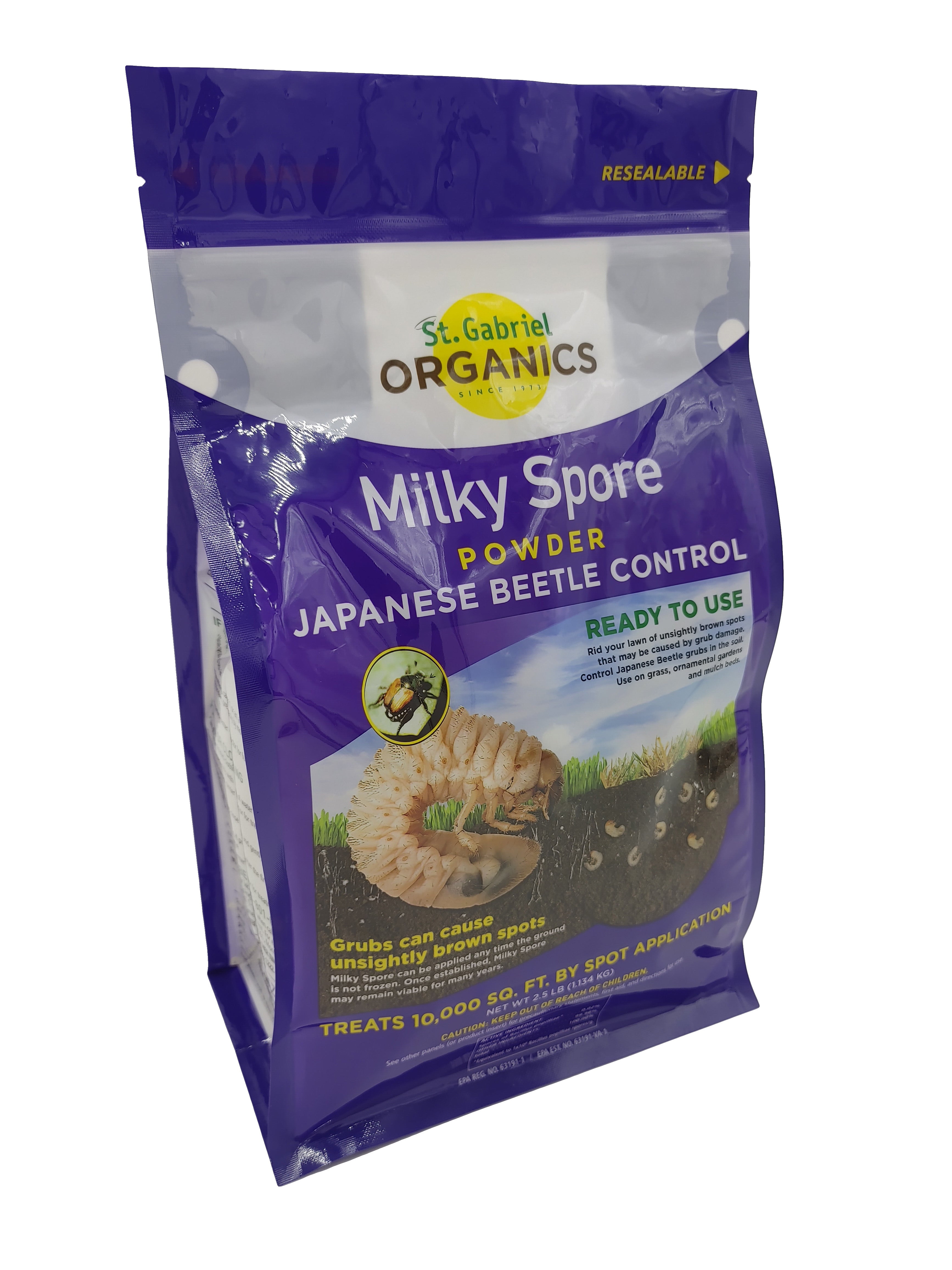 St. Gabriel Organics 40oz Concentrate Milky Spore Grub Control Powder