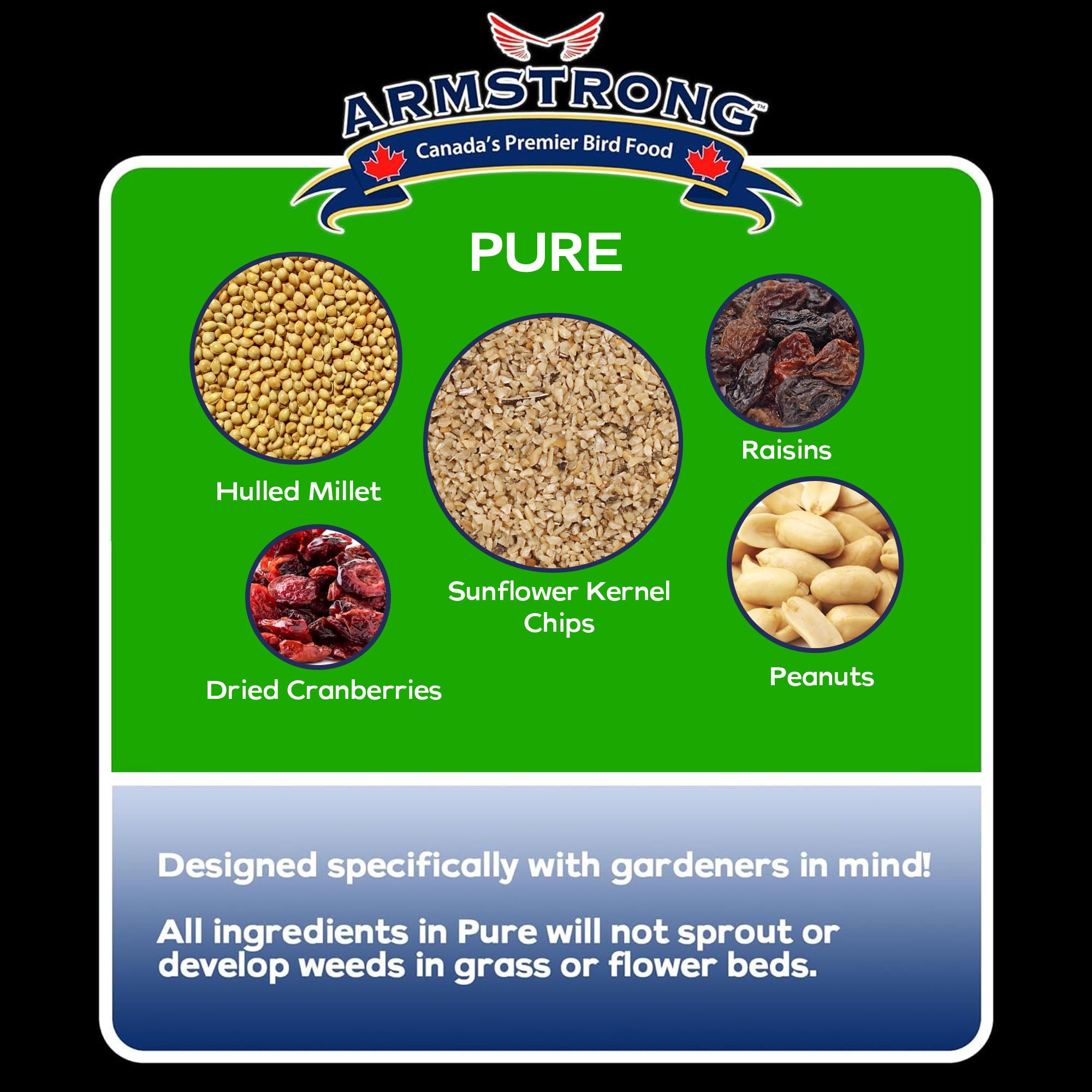 Armstrong Wild Bird Food Royal Jubilee Pure Bird Seed For No Mess or Sprouting