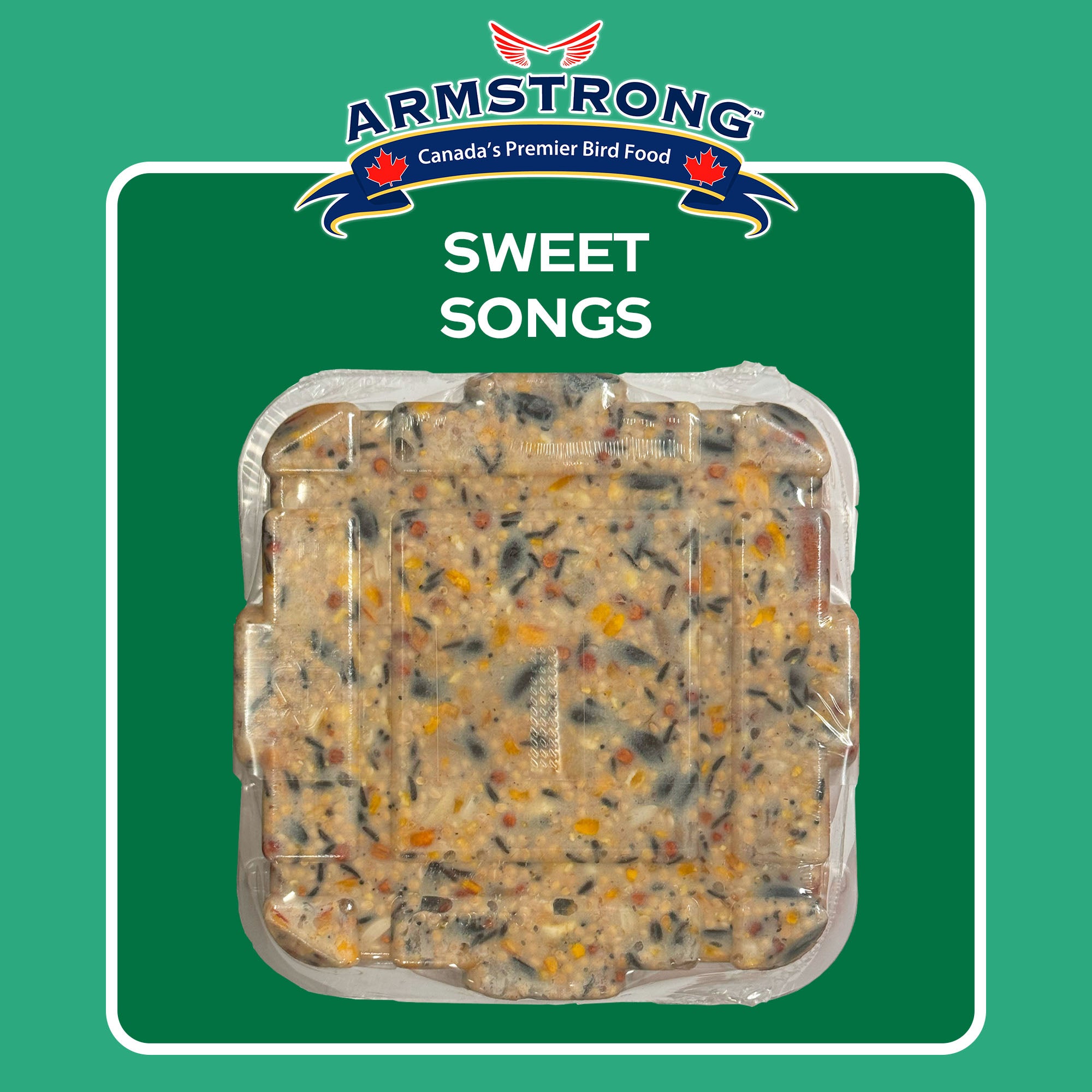 Armstrong Wild Bird Food Royal Jubilee Sweet Songs Suet Cake for Songbirds, 10.6oz (Pack of 3)