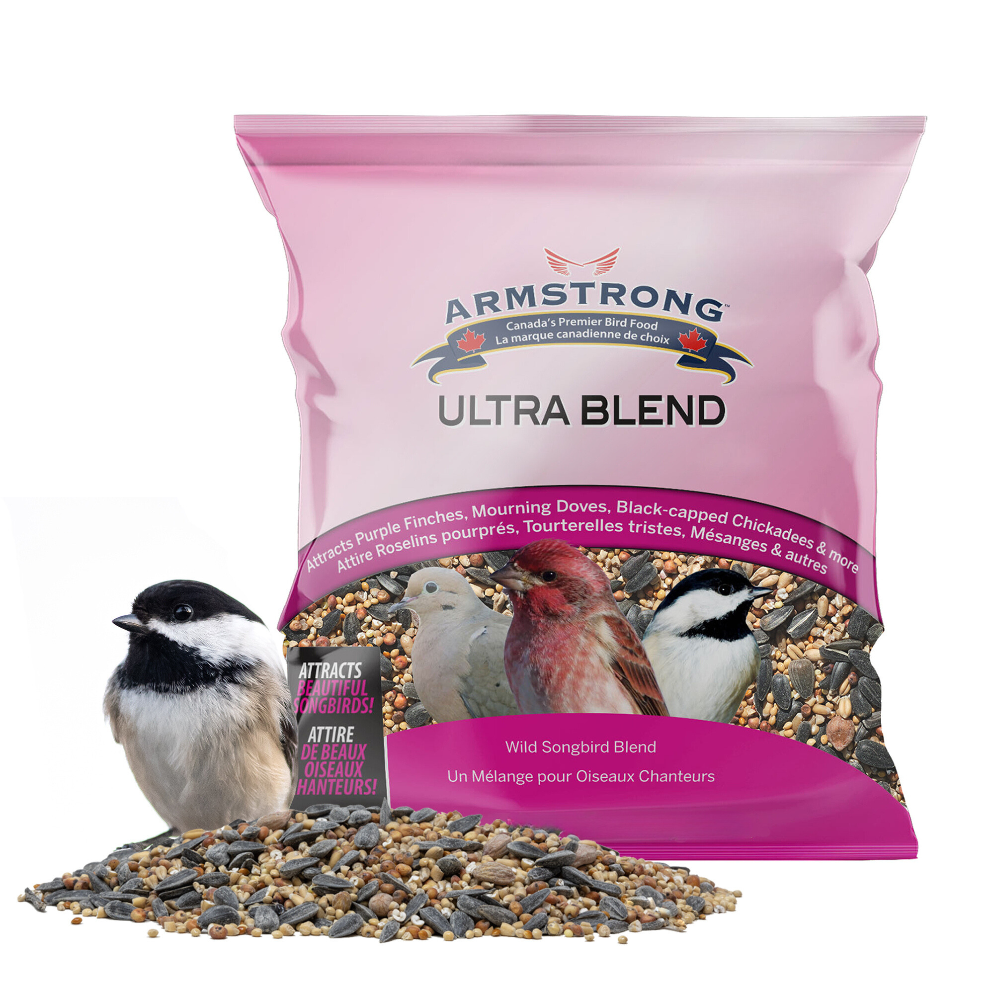 Armstrong Wild Bird Food Ultra Bird Seed Blend for Wild Songbirds