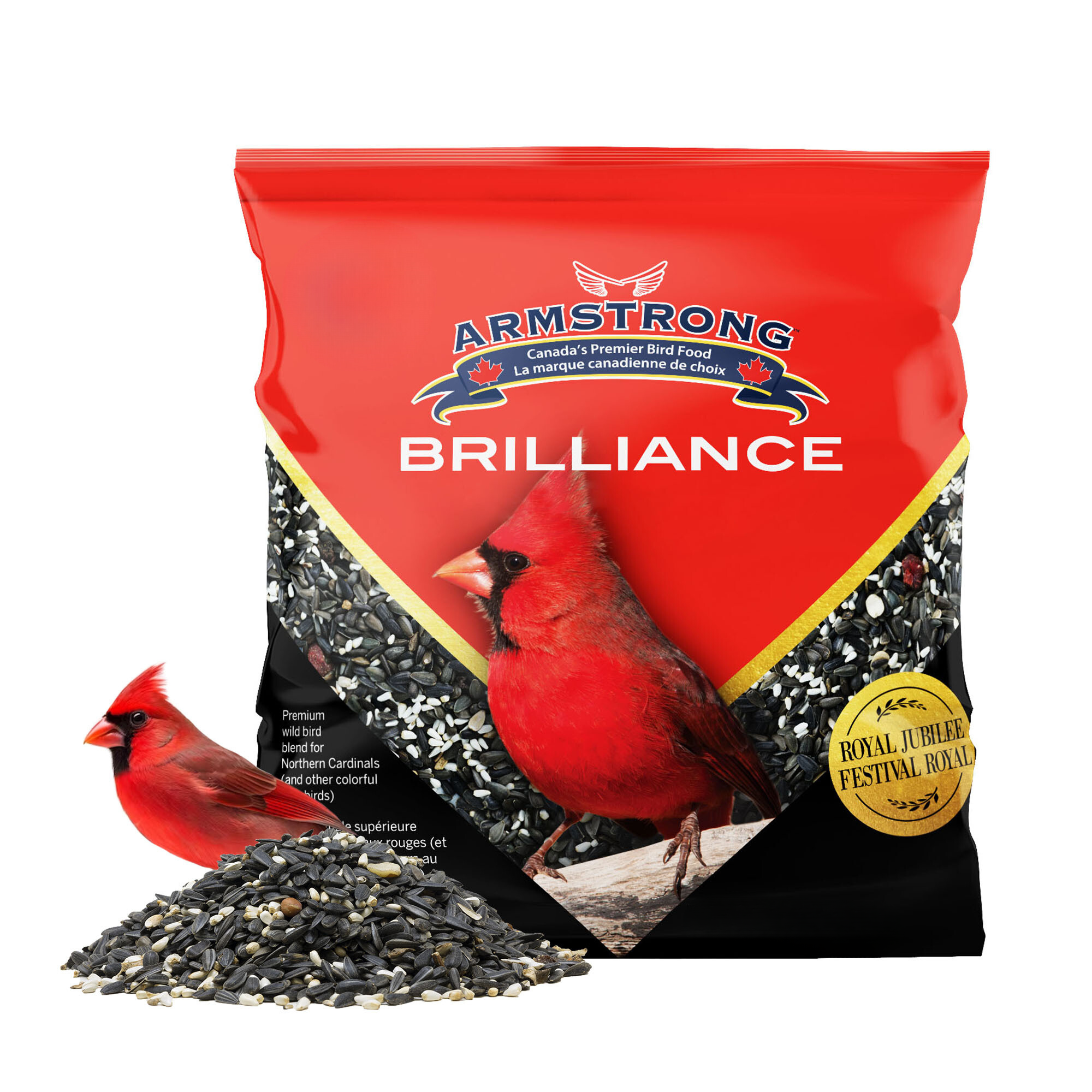 Armstrong Wild Bird Food Royal Jubilee Brilliance Bird Seed Blend For Northern Cardinals