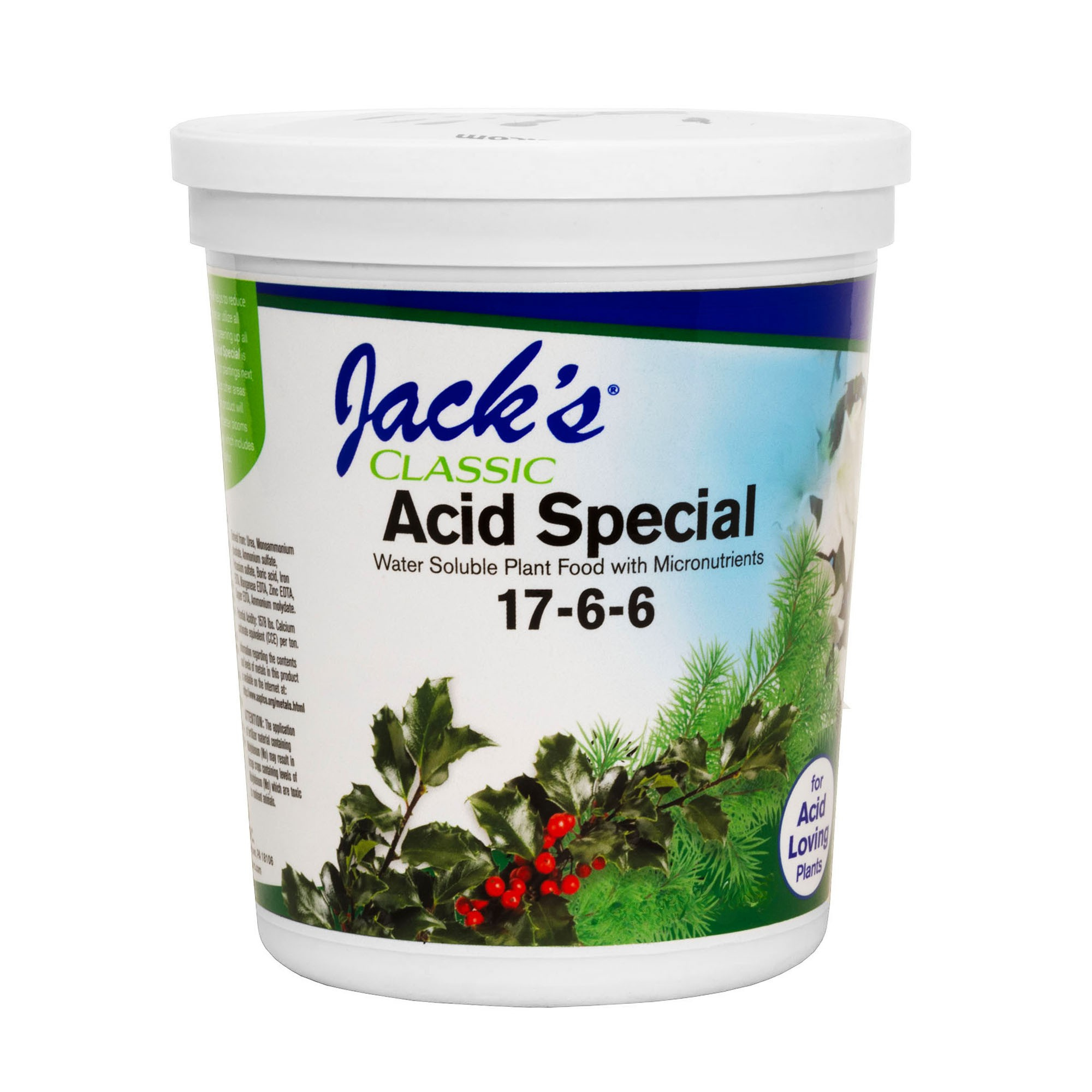 Jack's Classic Acid Special Water Soluble Plant Food with Micronutrients, 17-6-6